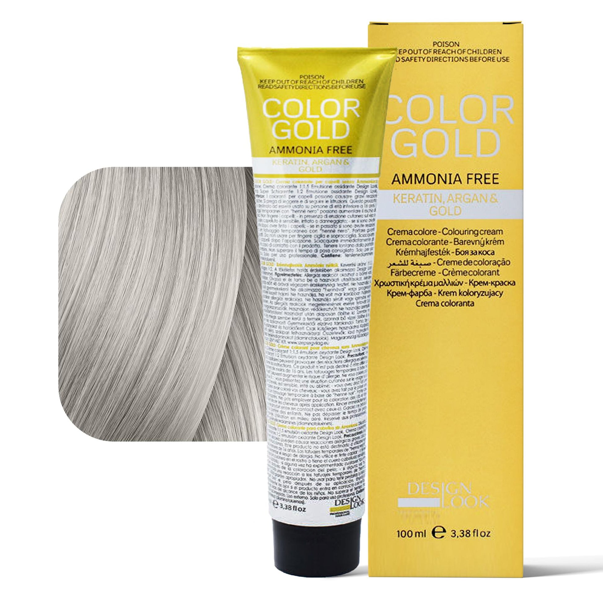Design Look Color Gold Tintura per Capelli Senza Ammoniaca 100ml - 10.1