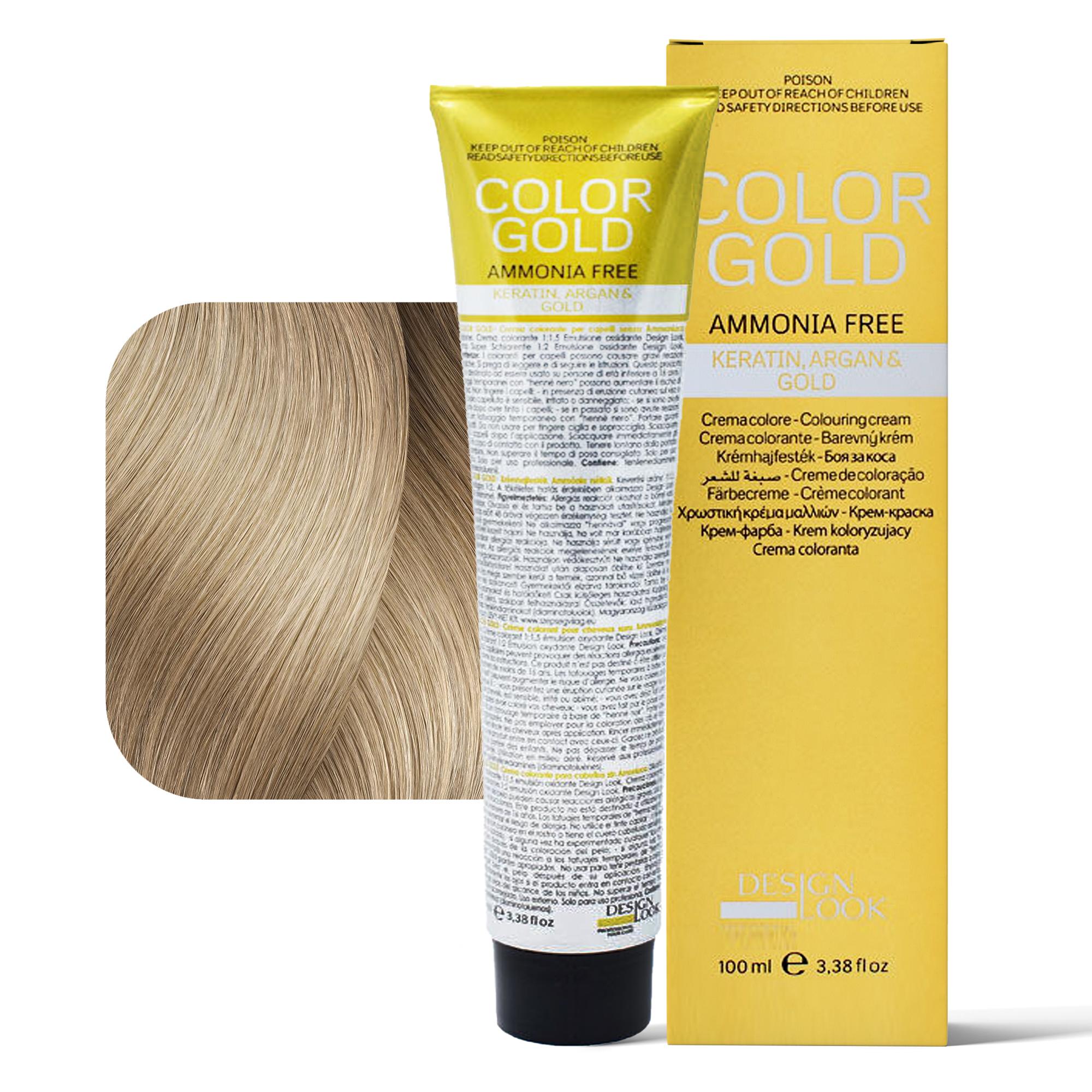 Design Look Color Gold Tintura per Capelli Senza Ammoniaca 100ml - 10.3