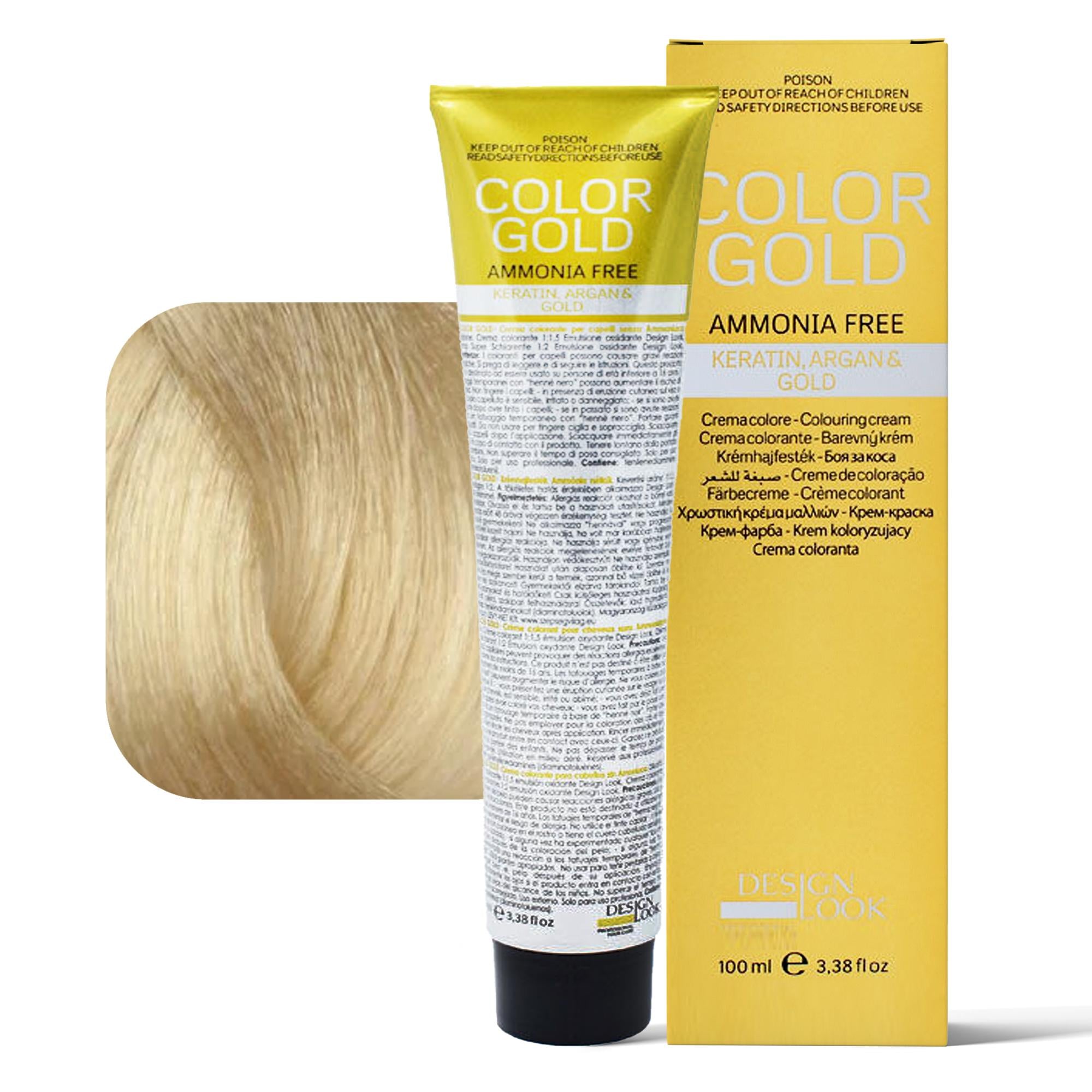 Design Look Color Gold Tintura per Capelli Senza Ammoniaca 100ml - 11.0