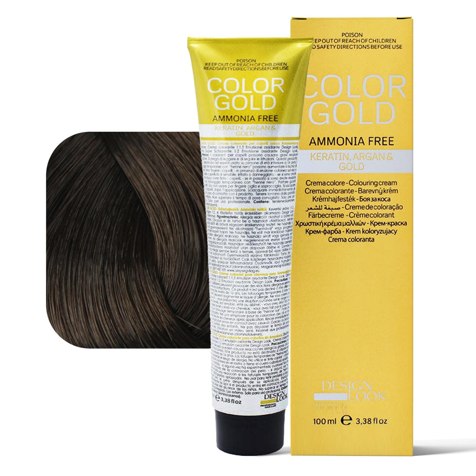 Design Look Color Gold Tintura per Capelli Senza Ammoniaca 100ml - 5.00