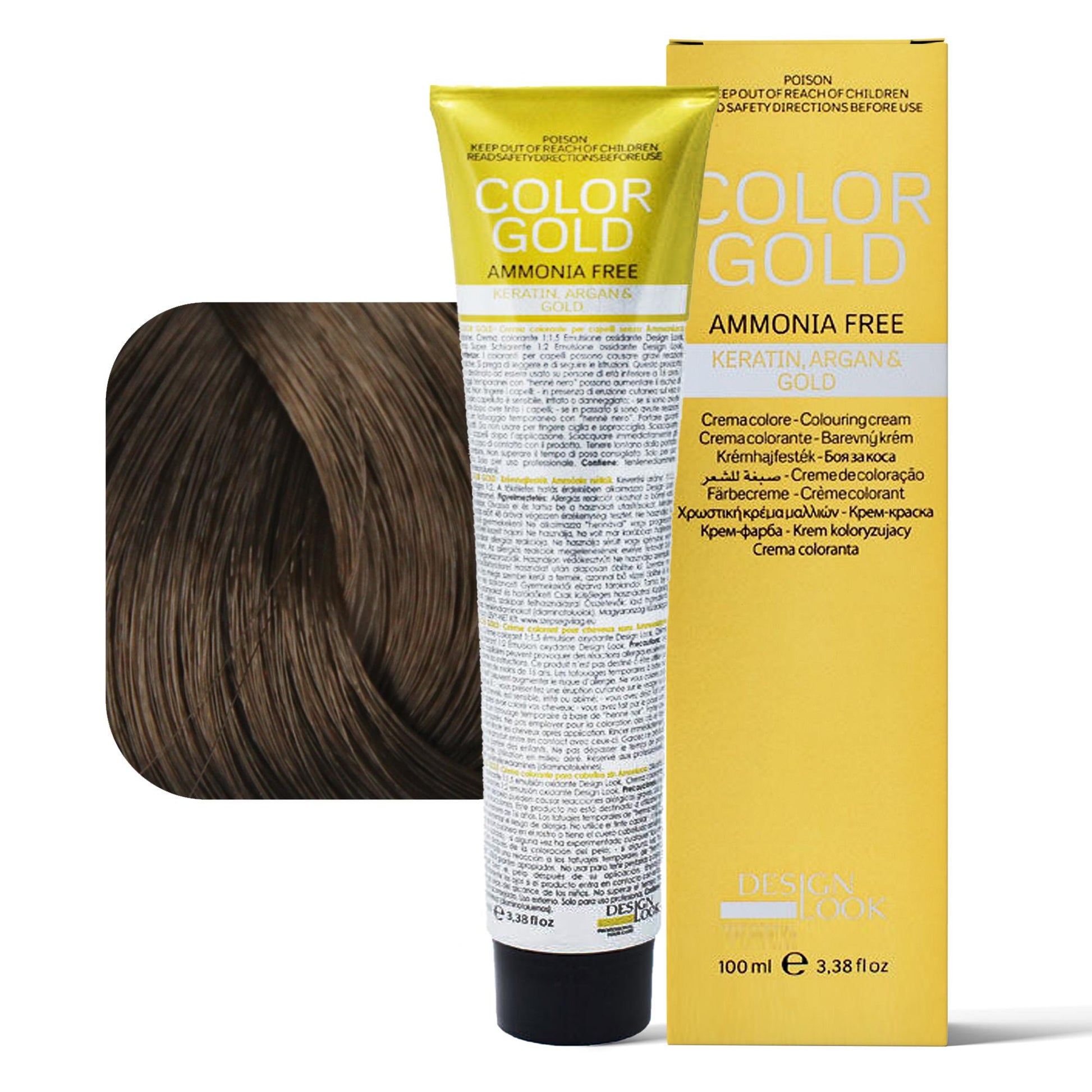 Design Look Color Gold Tintura per Capelli Senza Ammoniaca 100ml - 6.00