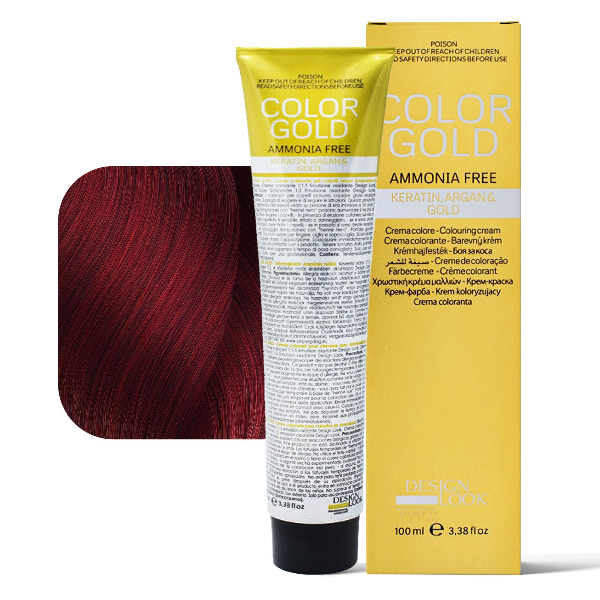 Design Look Color Gold Tintura per Capelli Senza Ammoniaca 100ml - 6.66