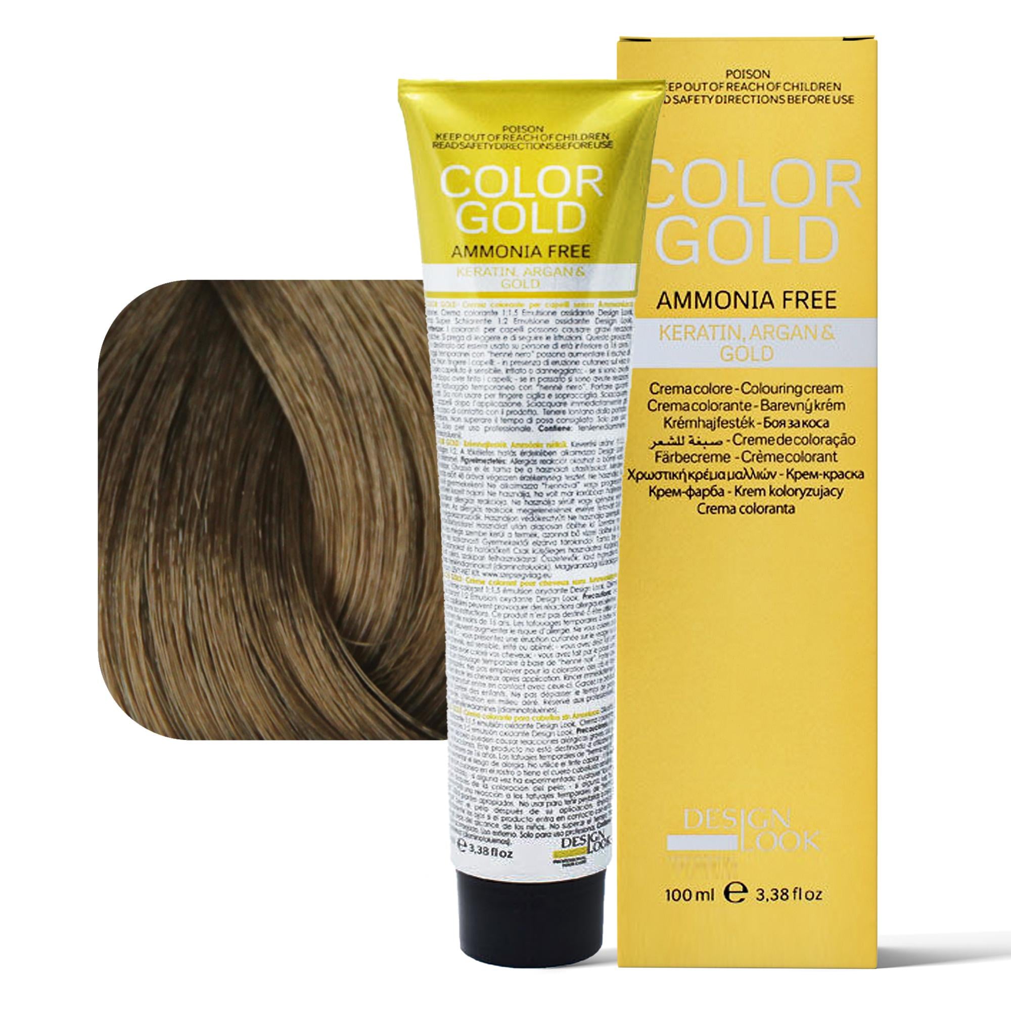 Design Look Color Gold Tintura per Capelli Senza Ammoniaca 100ml - 7.00