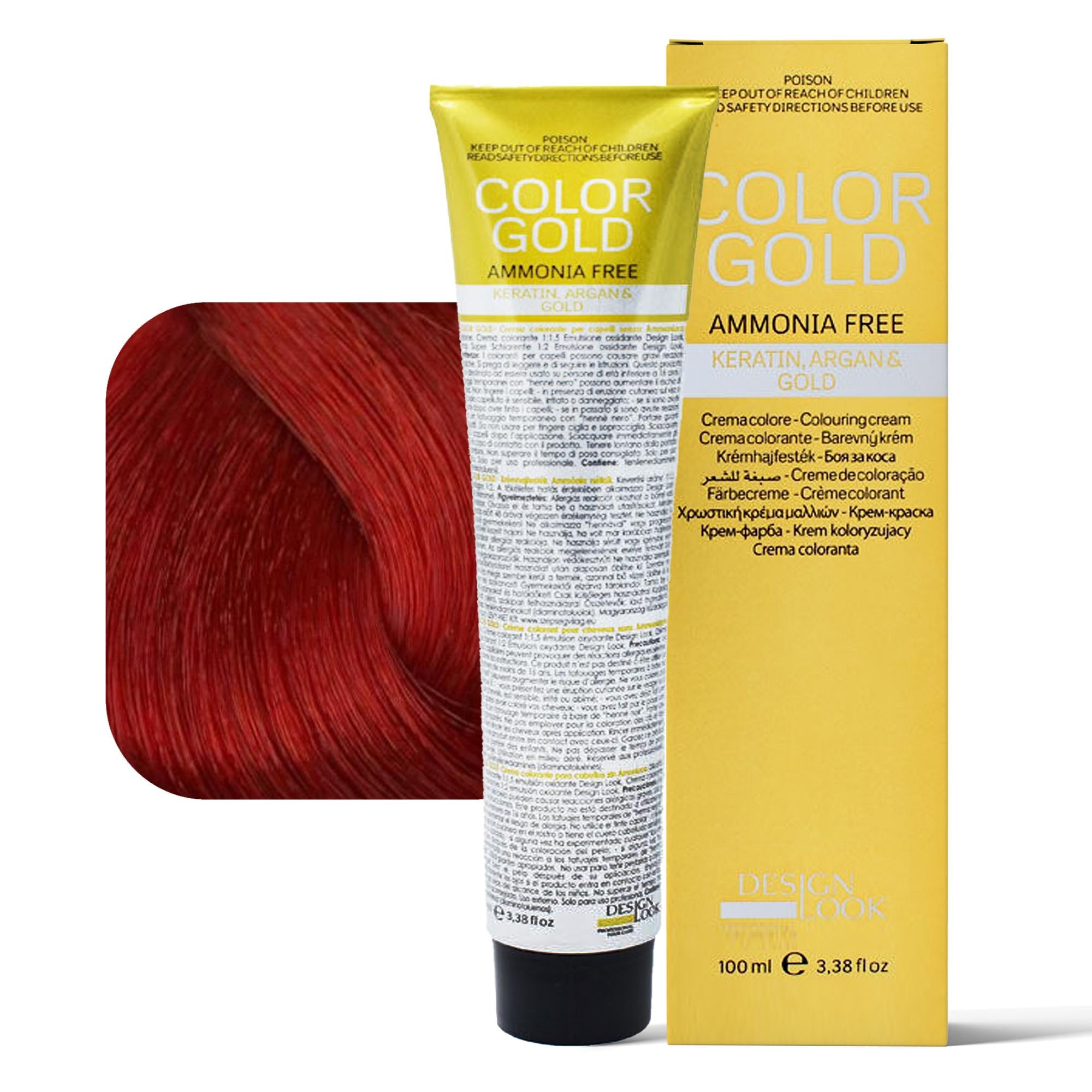 Design Look Color Gold Tintura per Capelli Senza Ammoniaca 100ml - 7.66