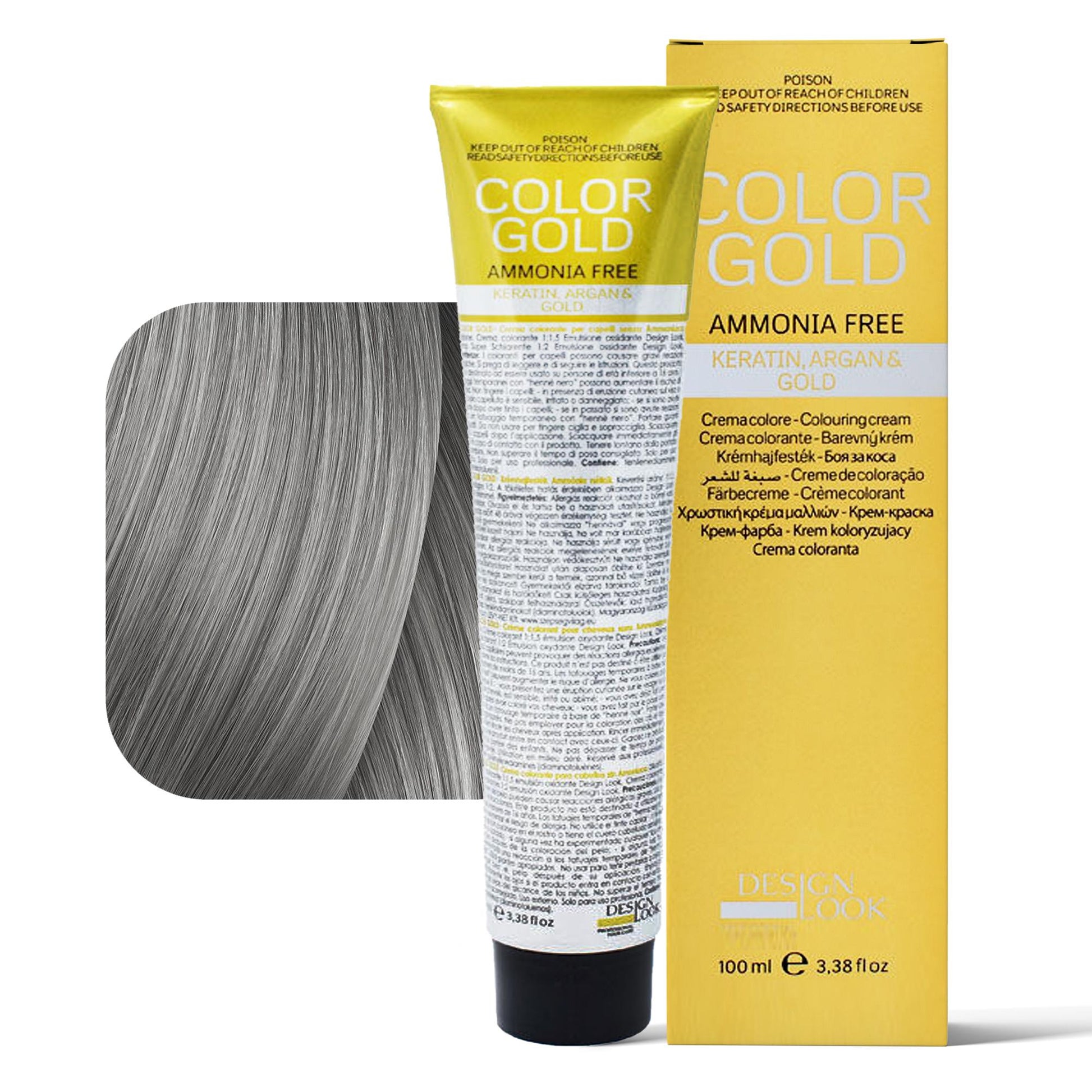 Design Look Color Gold Tintura per Capelli Senza Ammoniaca 100ml - 8.1