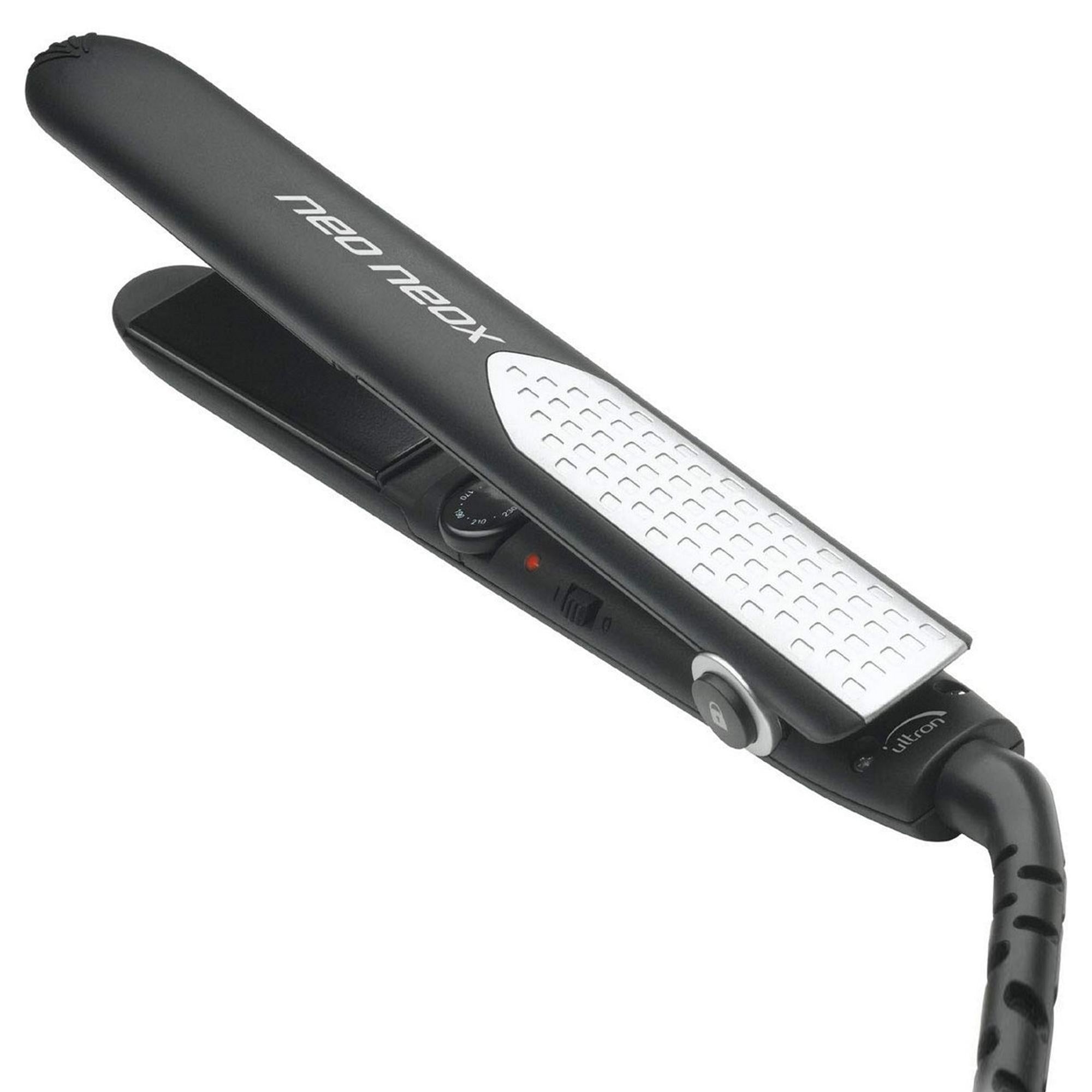 Original Neo Neox Piastra per Capelli in Ceramica - Nero Argento