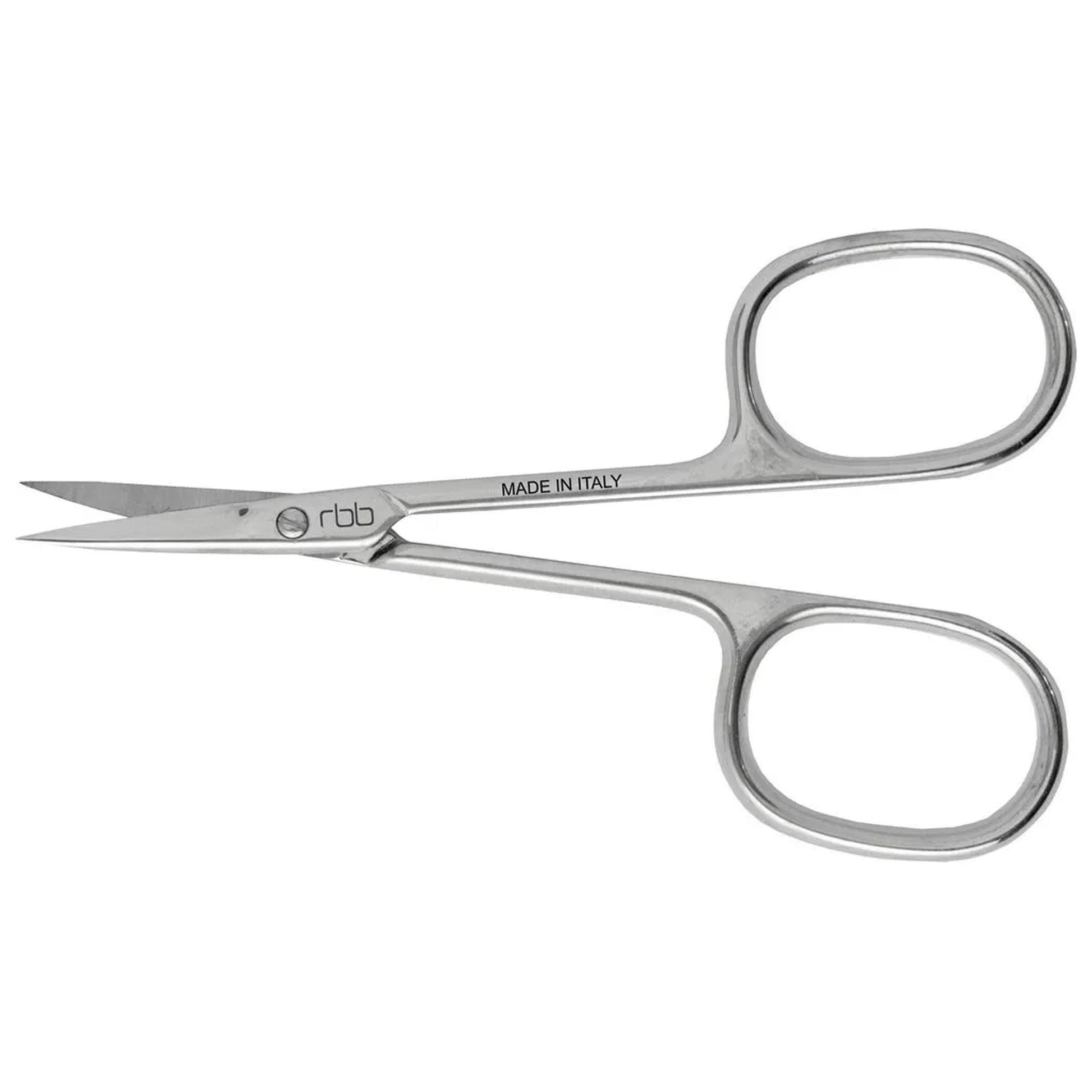 RBB Professional Forbicina Pelle Curva Acciaio Inox - 3.5