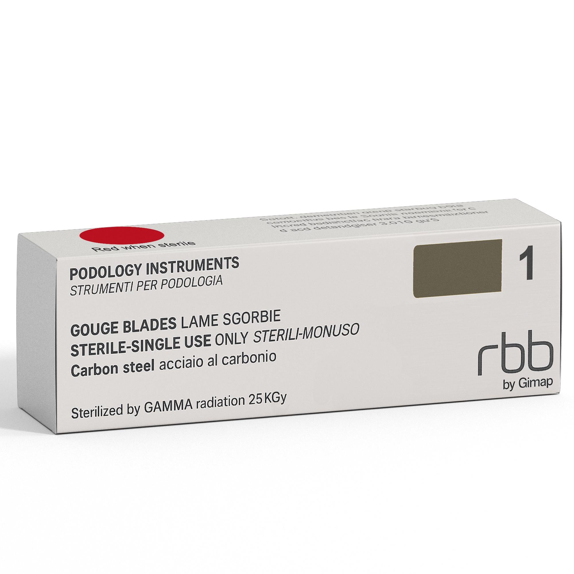RBB Professional Lame Sgorbie Sterili 20pz - n.1