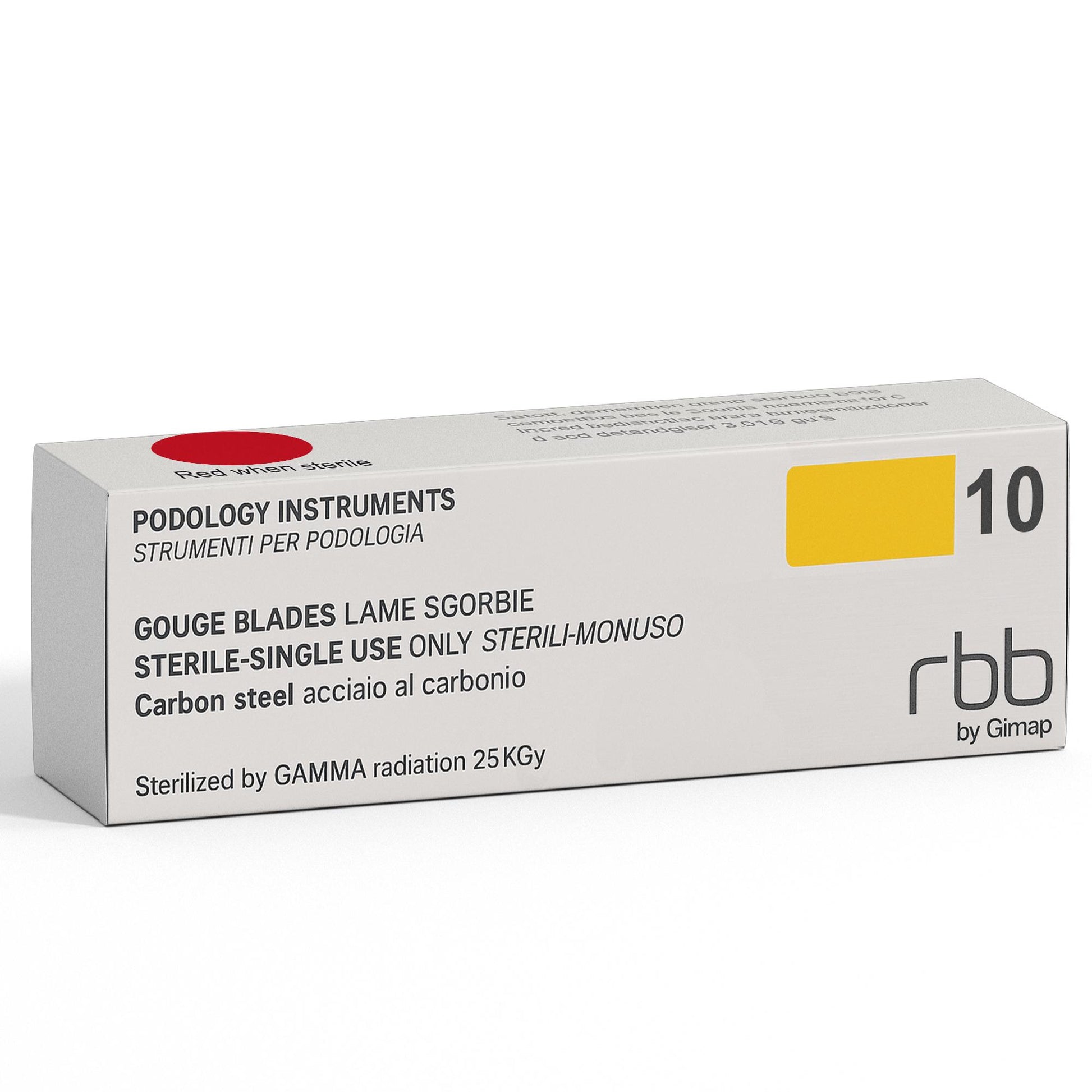 RBB Professional Lame Sgorbie Sterili 20pz - n.10
