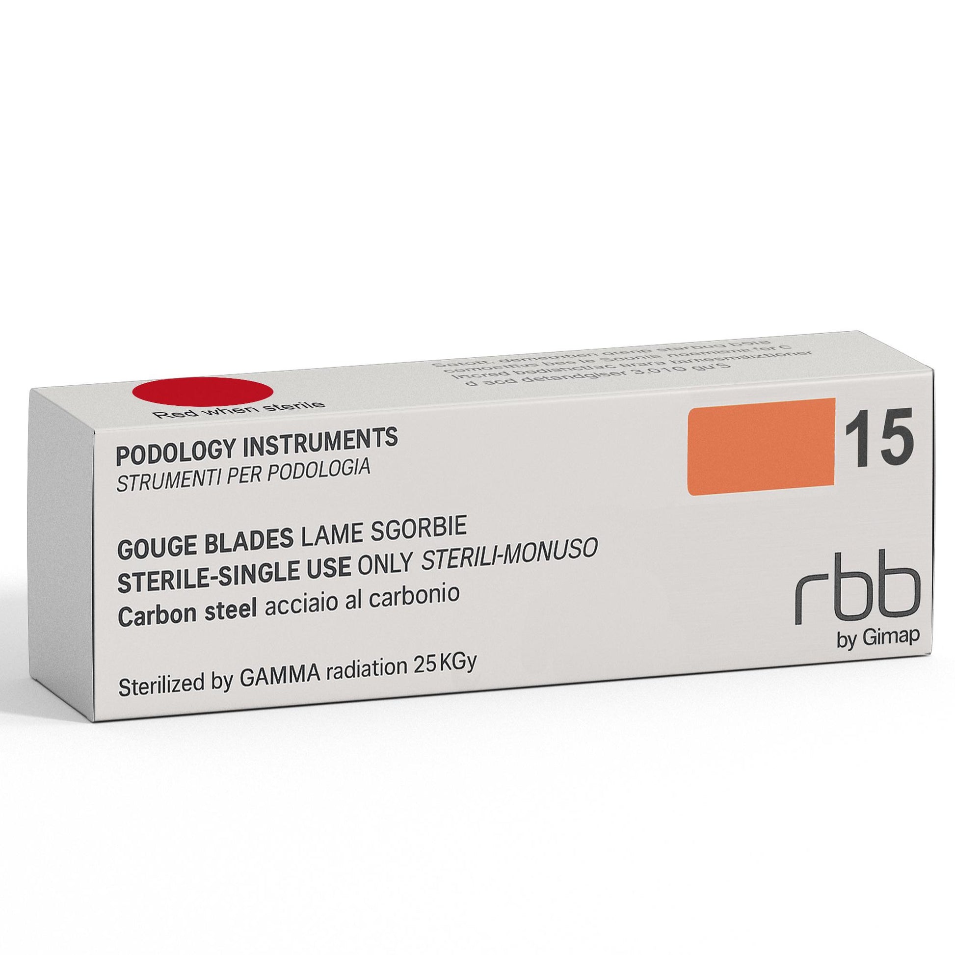 RBB Professional Lame Sgorbie Sterili 20pz - n.15