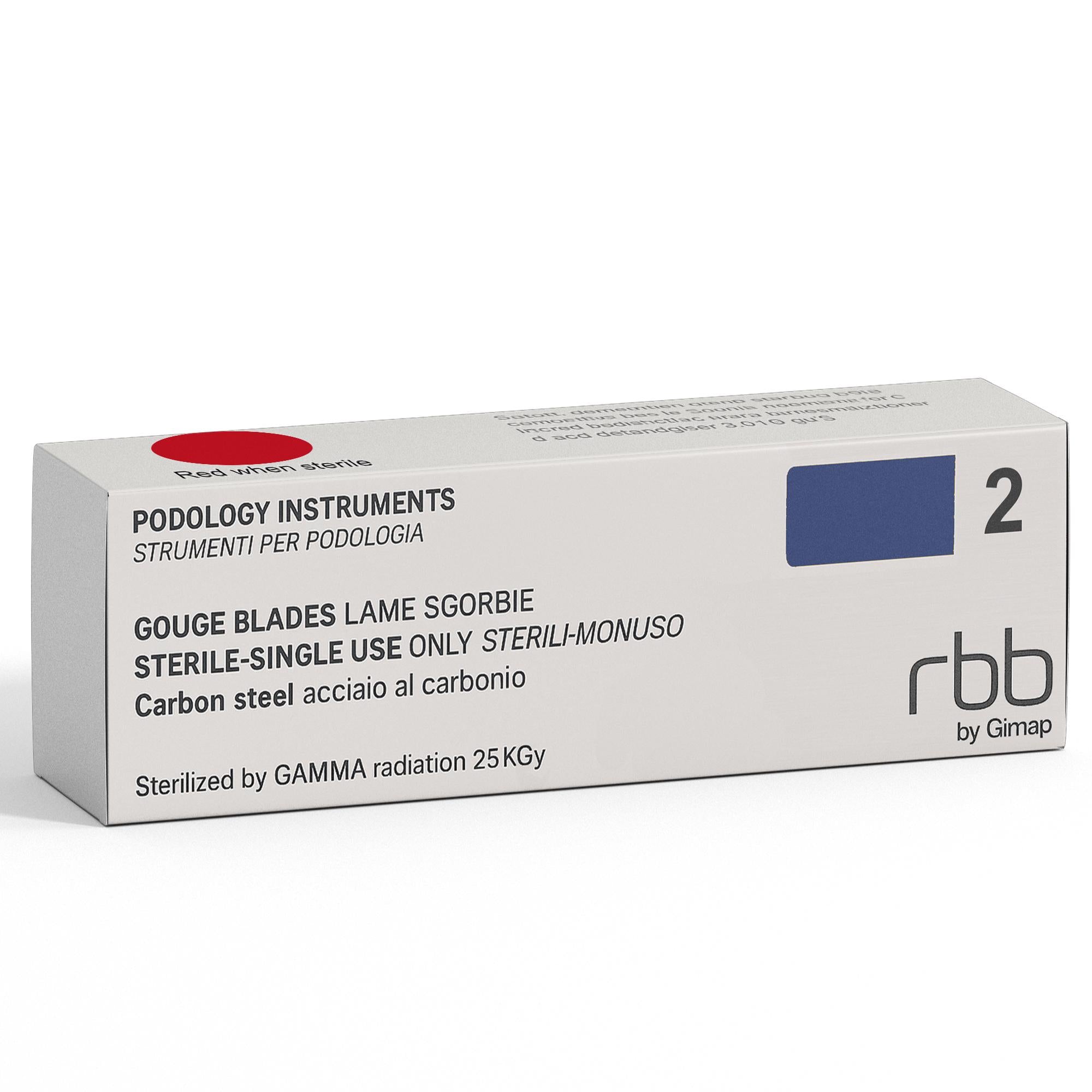 RBB Professional Lame Sgorbie Sterili 20pz - n.2