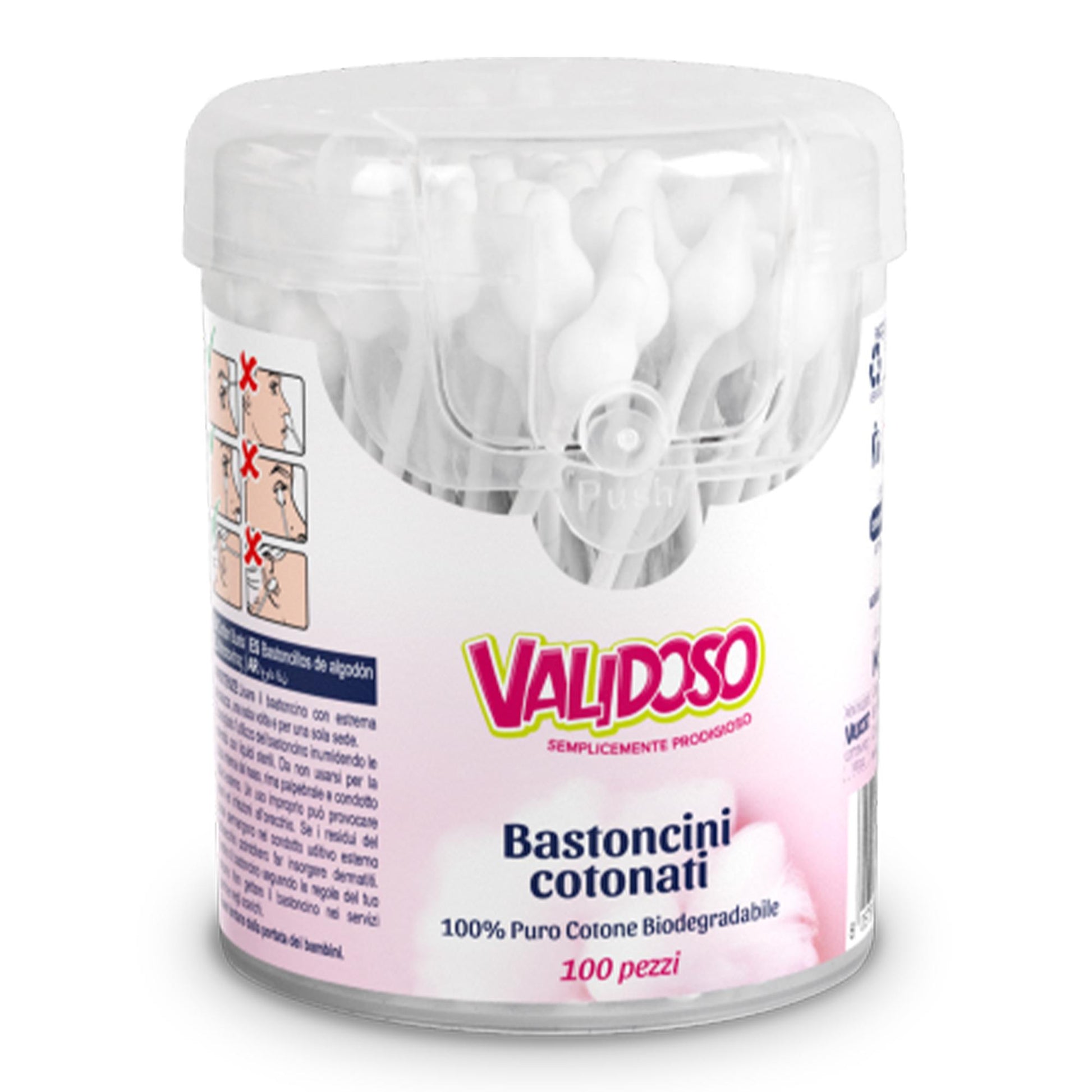 Validoso Bastoncini Cotton Fioc - 100pz