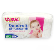 Validoso Quadrotti Struccanti Levatrucco - 50pz