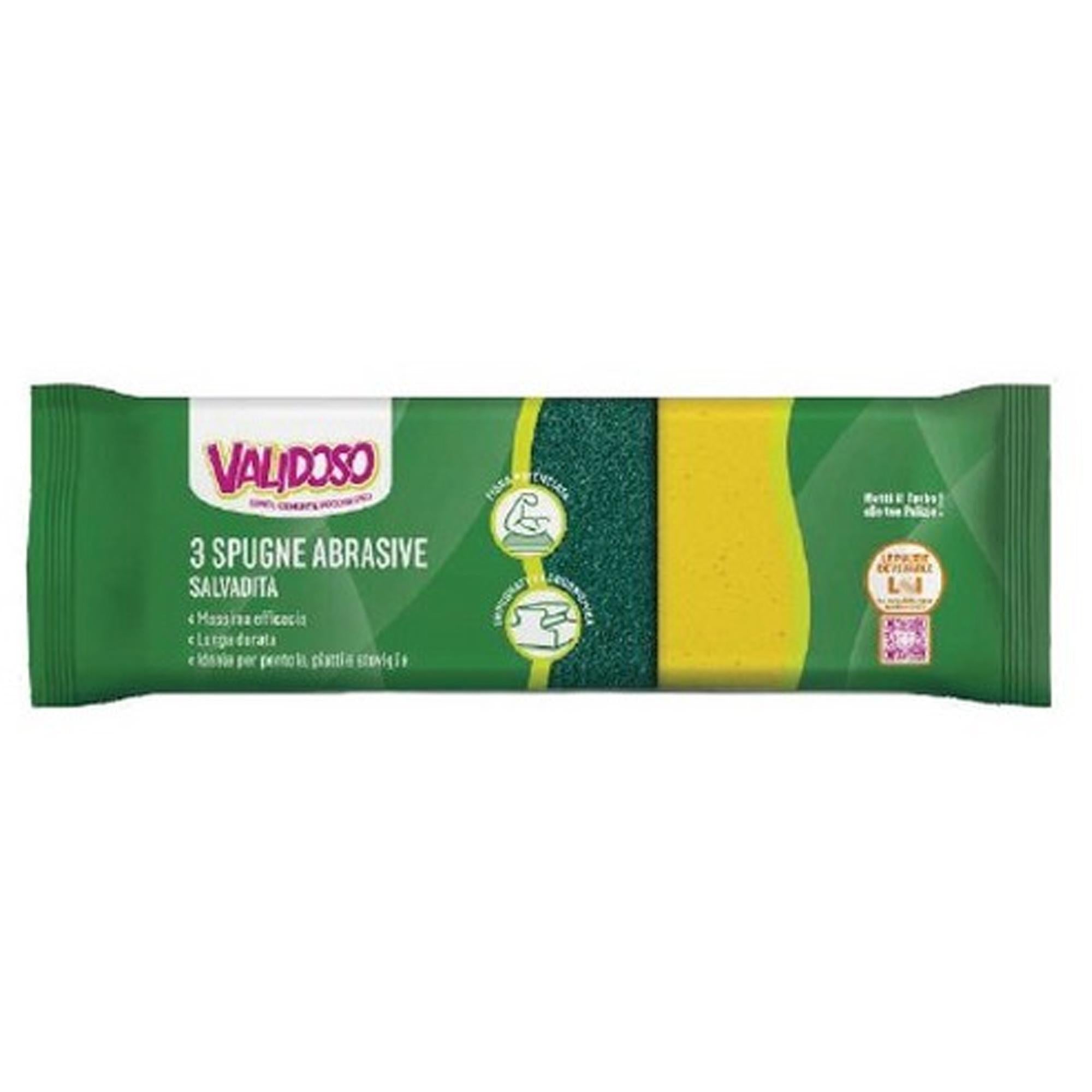 Validoso Spugne Abrasive Salvadita - 3pz