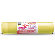 Validoso Sacchi Pattumiera Maniglia Giallo 10pz - 70x110cm