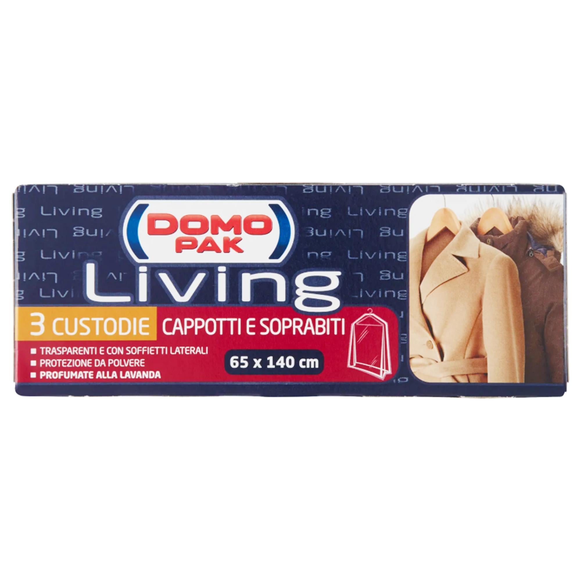 Domopak Custodia Cappotti e Soprabiti 65x140 - 3pz