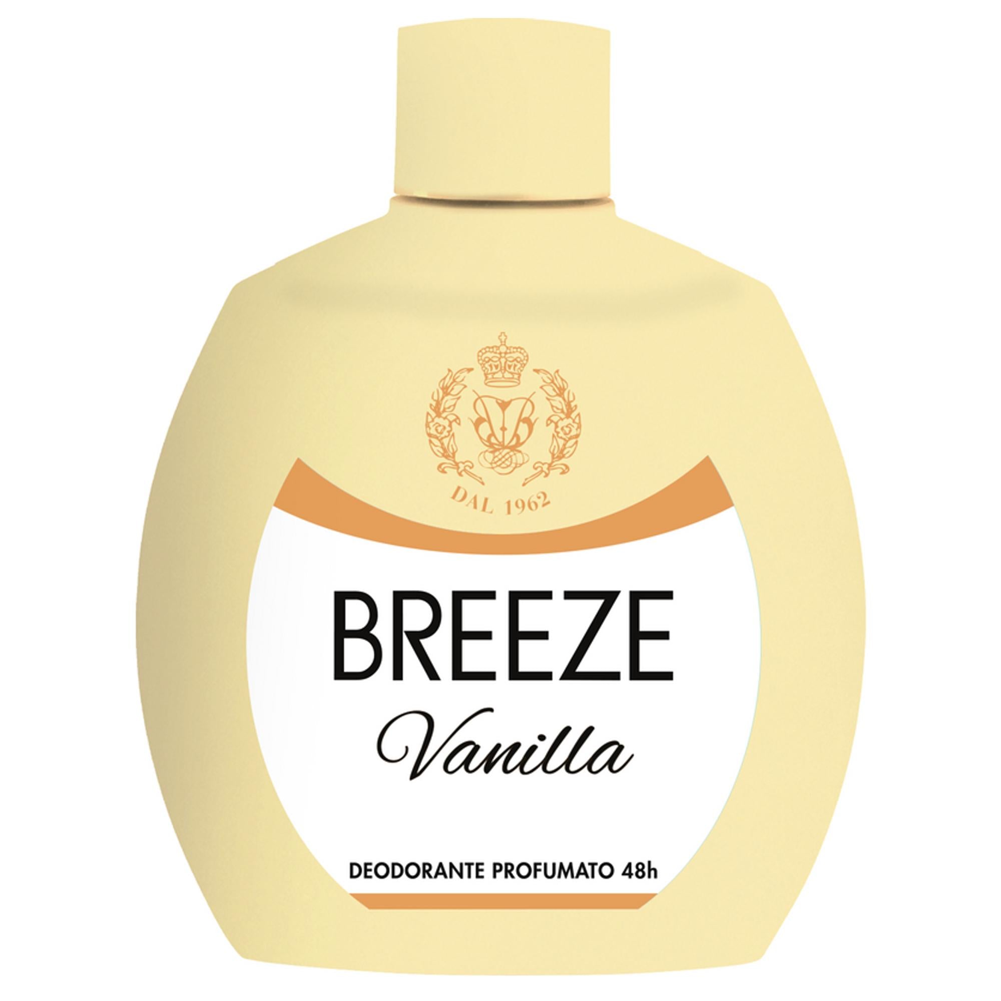 Breeze Deodorante Squeeze 100ml - Vanilla