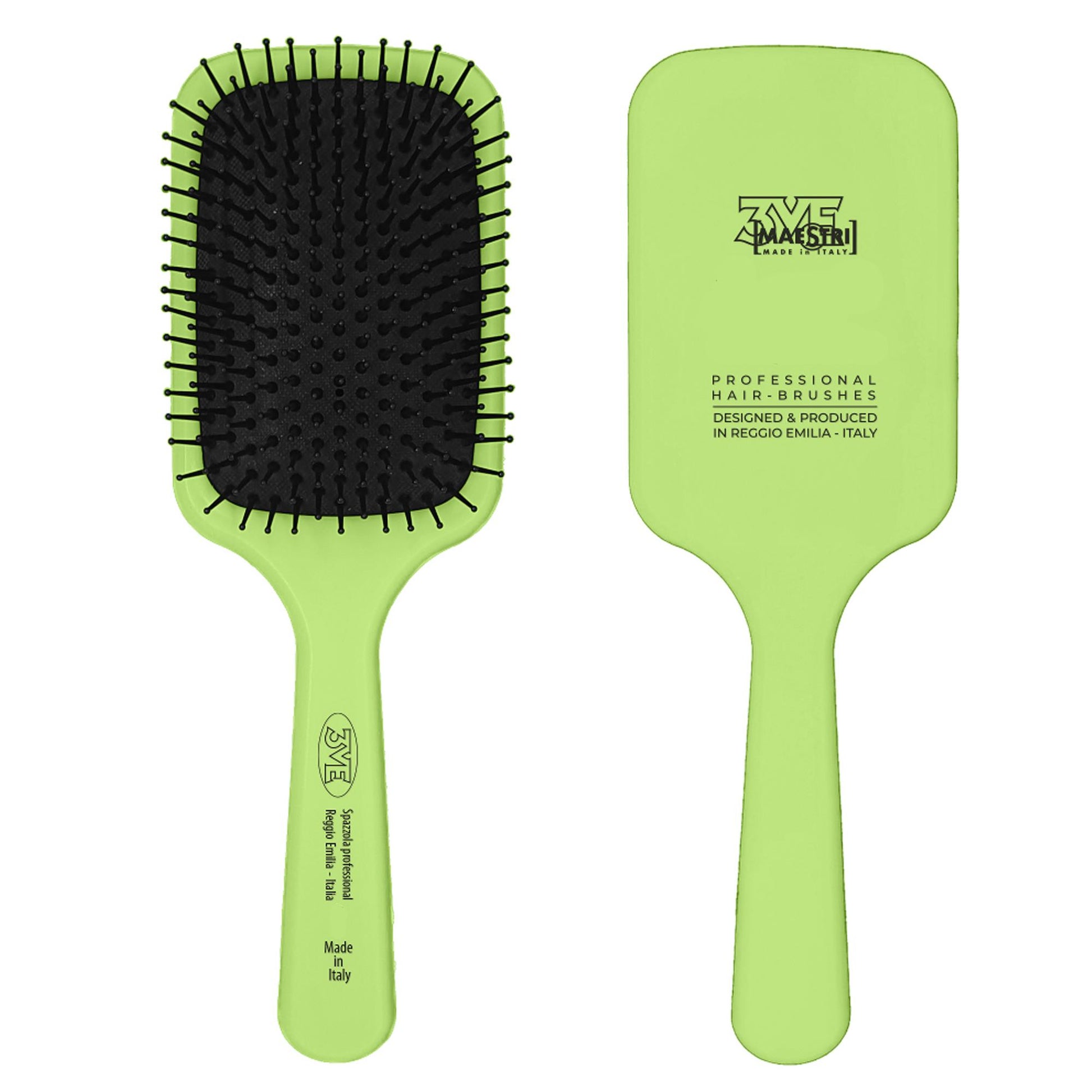 Tre Maestri Spazzola Maxy Piatta Antistatica - Verde
