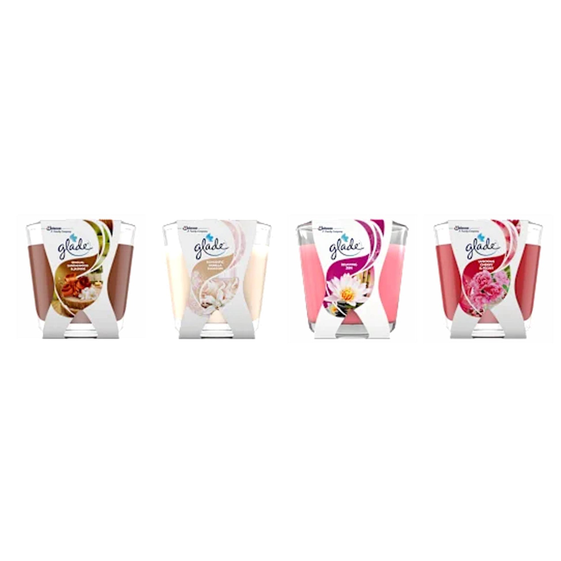 Glade Candela Profumata in Vetro 70gr - Fragranze Miste