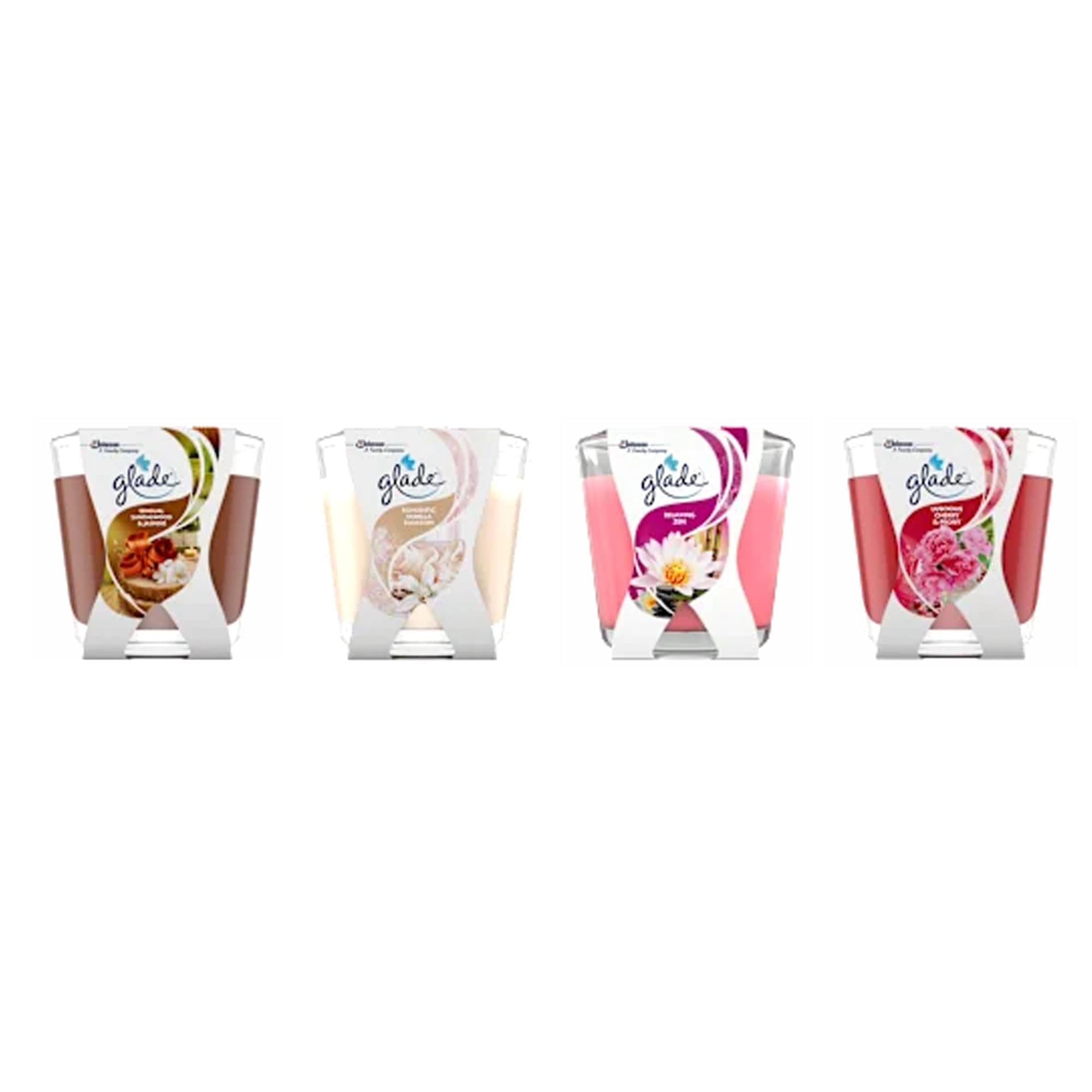 Glade Candela Profumata in Vetro 70gr - Fragranze Miste
