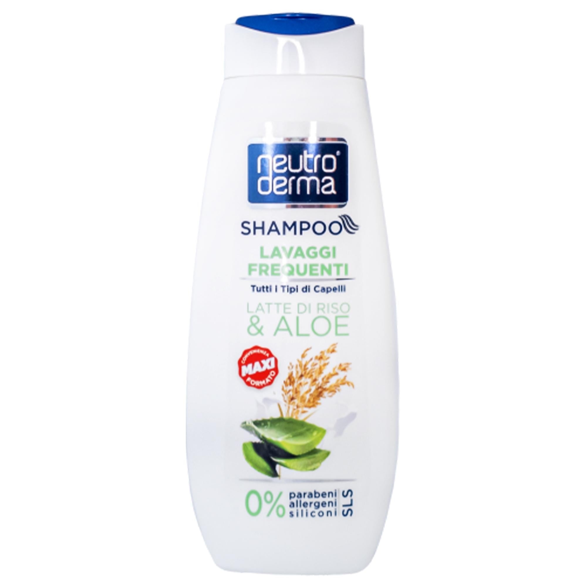 Neutro Derma Shampoo 500ml - Latte Di Riso e Aloe