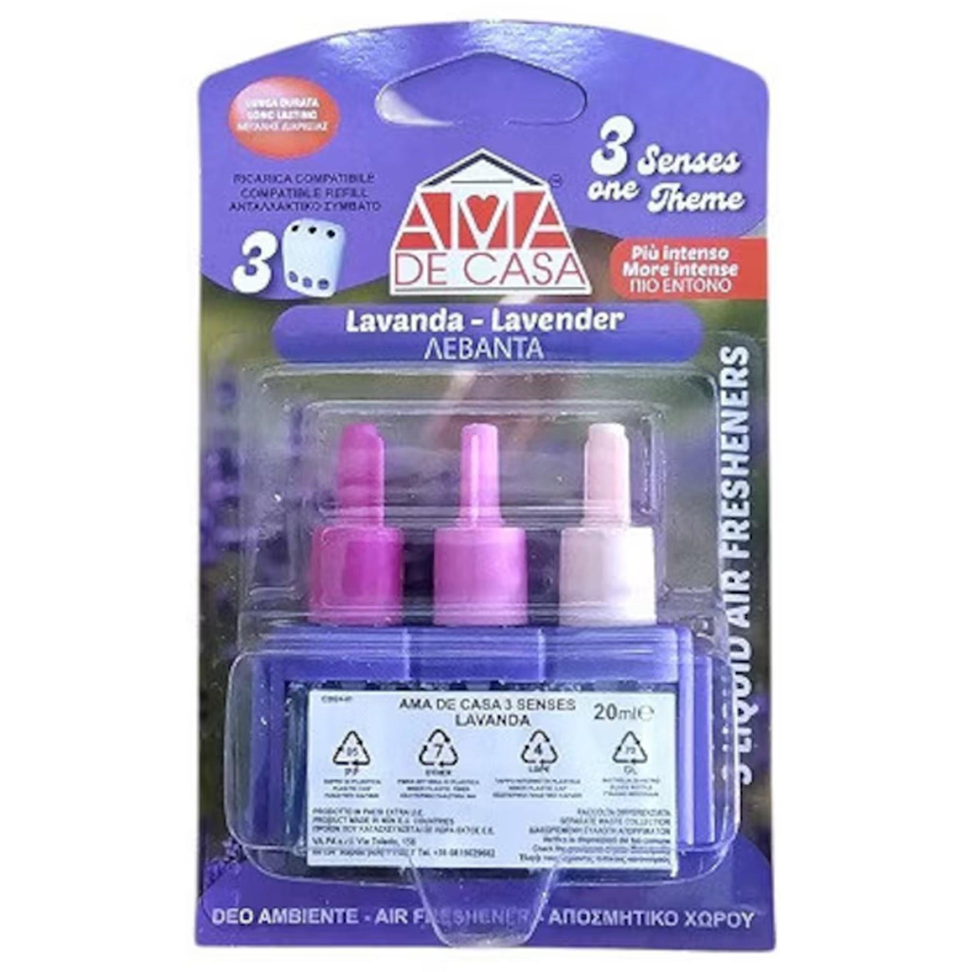 Ama de Casa Deodorante Ambiente 3Volution Ricarica - Lavanda