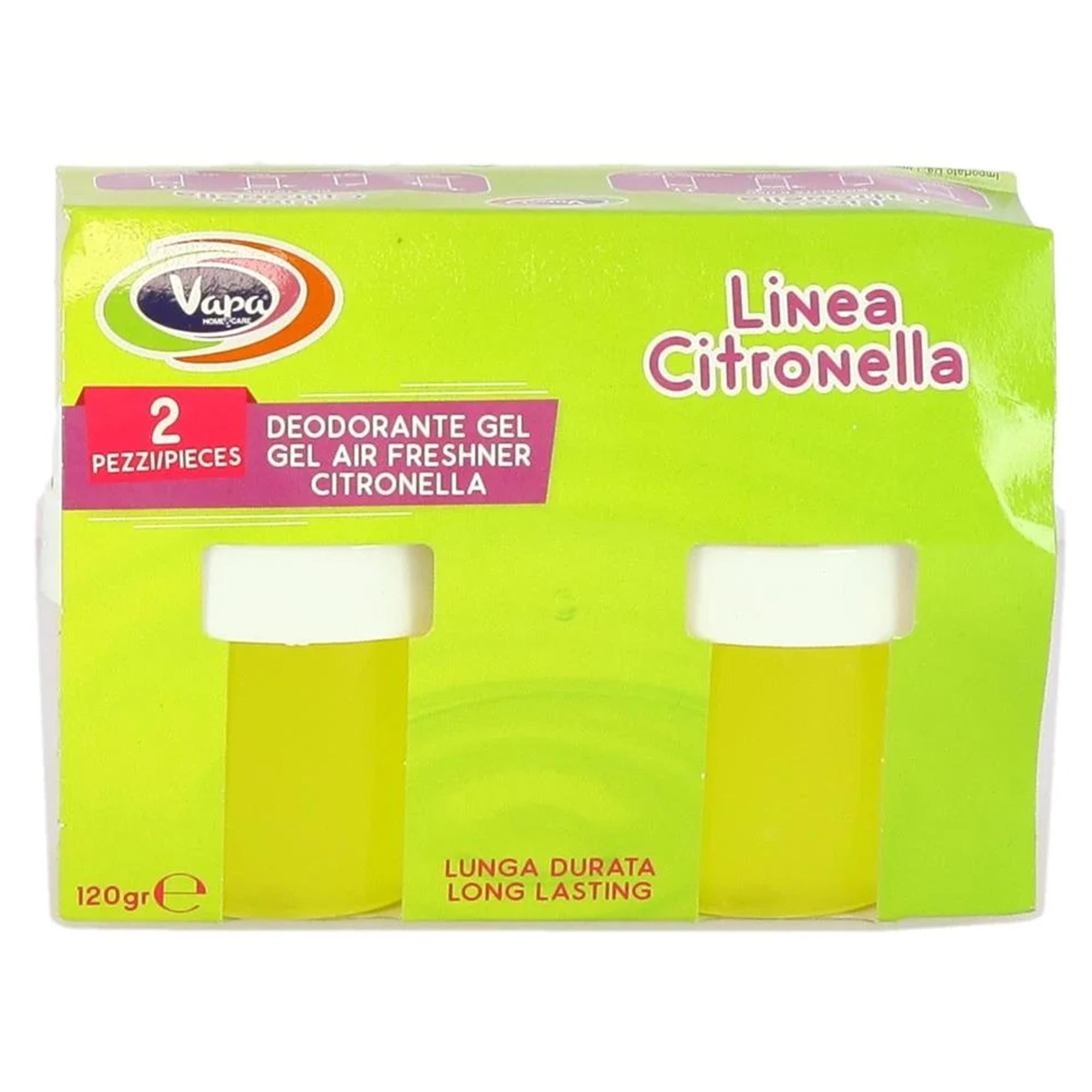 Vapa Deodorante Gel Ovetto alla Citronella 120gr - 2pz