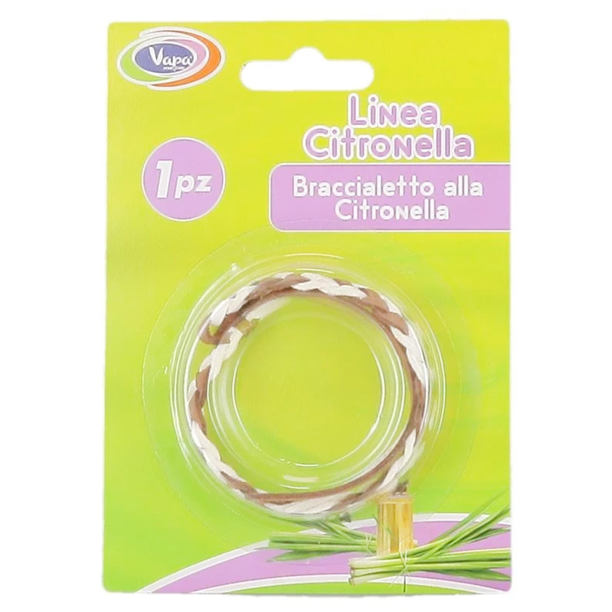 Vapa Braccialetto Intrecciato alla Citronella