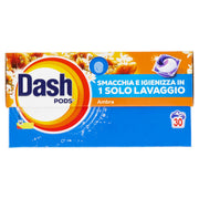 Dash Pods Detersivo Lavatrice 30pz - Ambra
