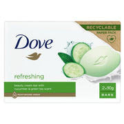 Dove Sapone Duro Cetriolo e Te Verde - 2x90gr