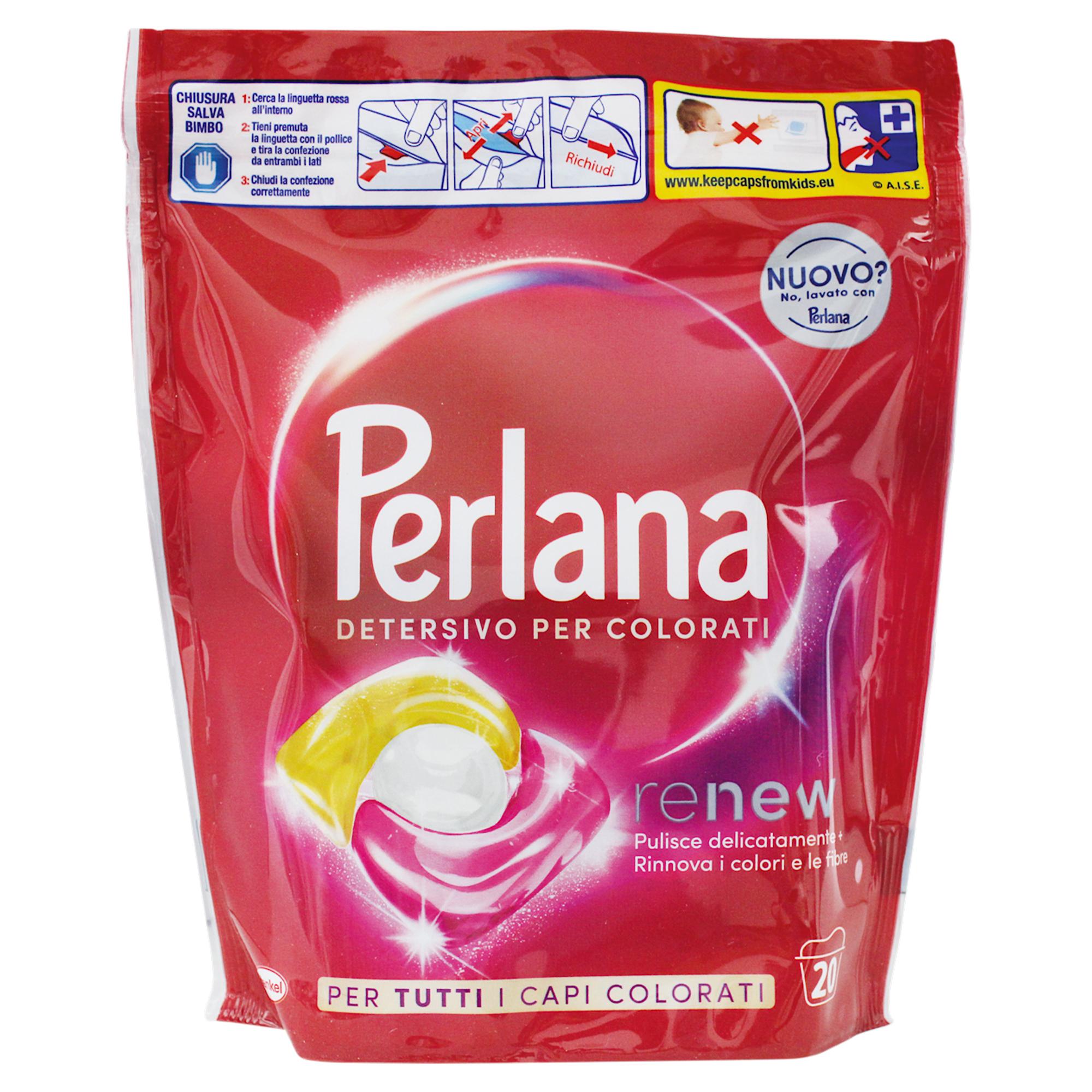 Perlana Detersivo in Caps 20pz - Capi Colorati