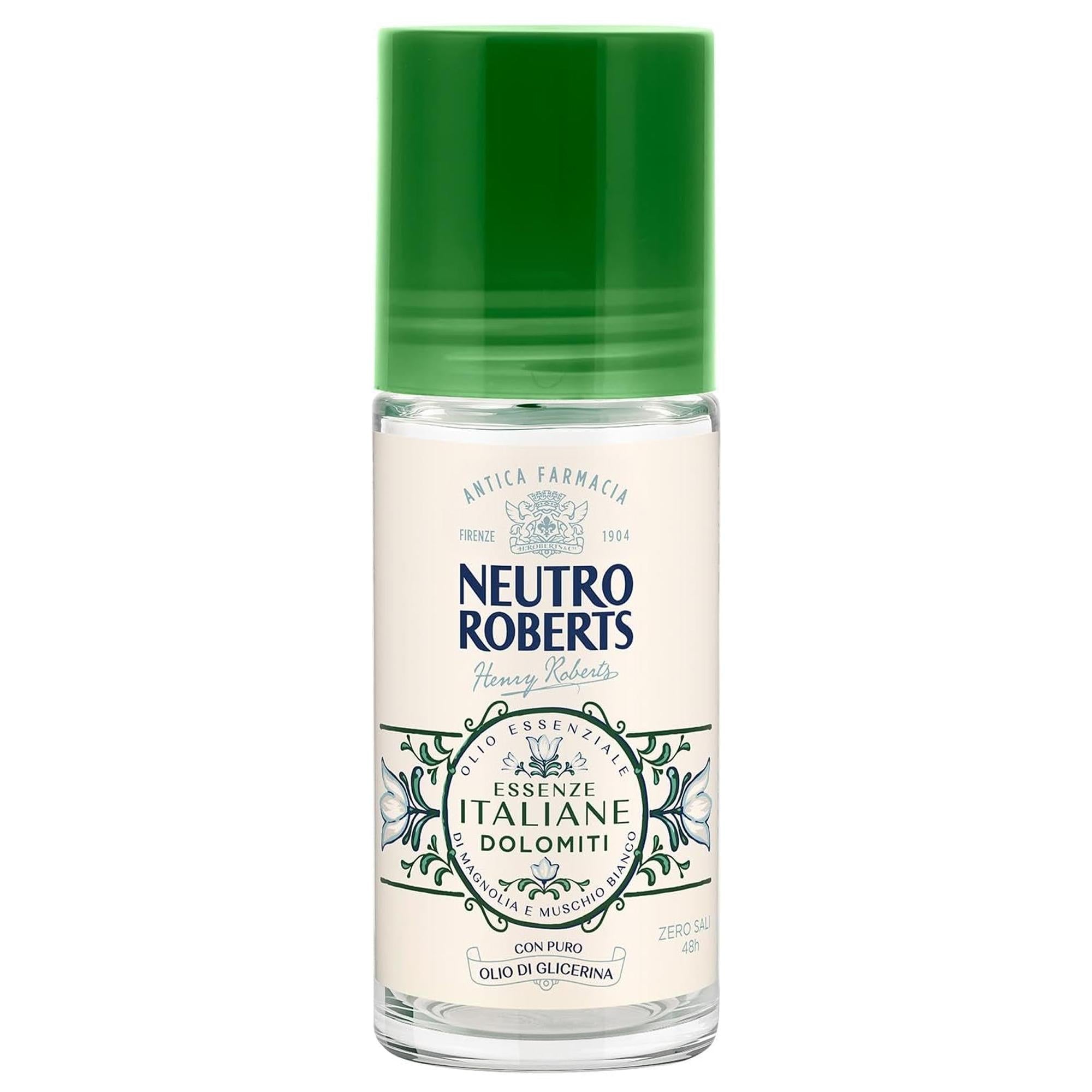 Neutro Roberts Dodorante Roll-On 50ml - Essenze Italiane Dolomiti