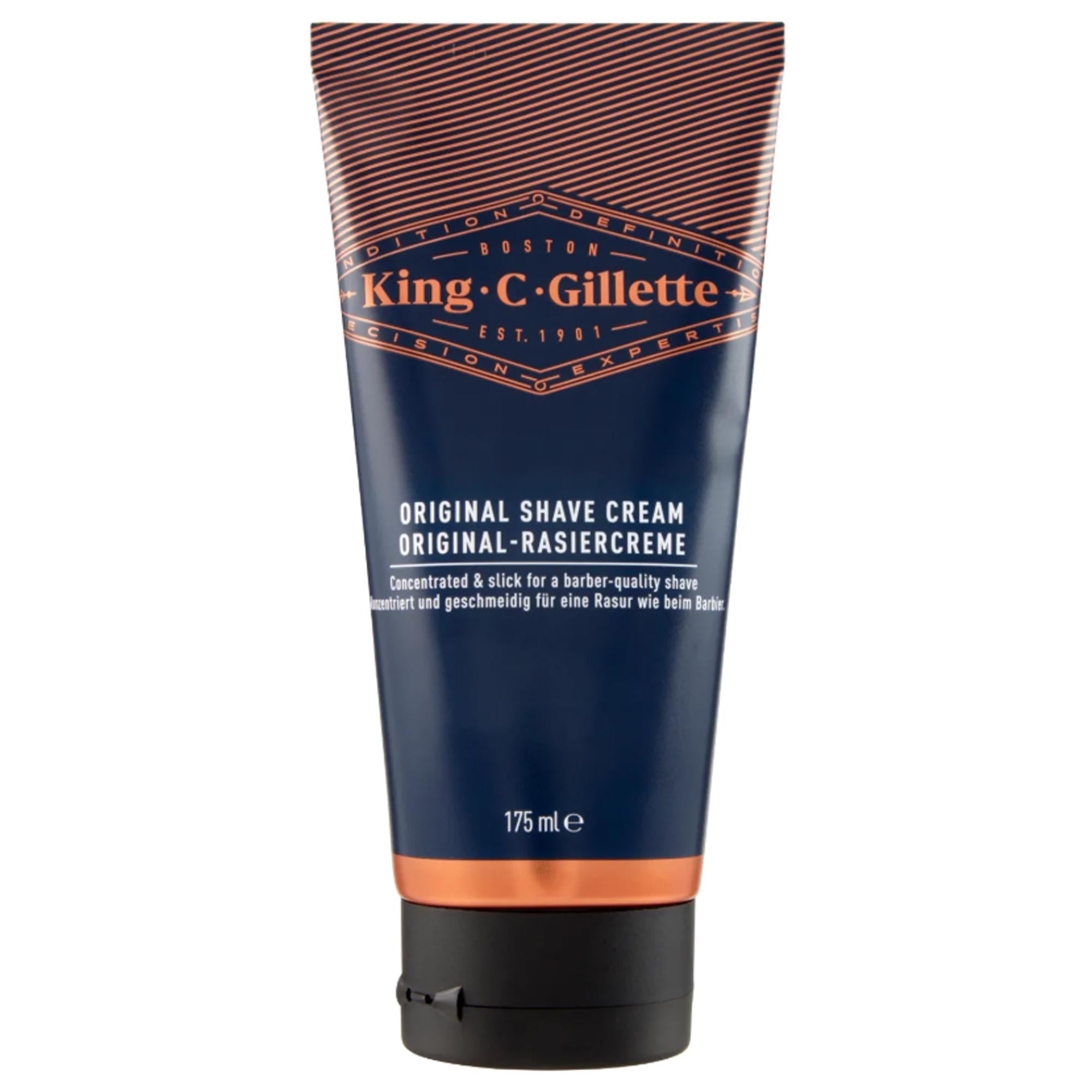 Gillette King Crema da Barba 175ml - Original