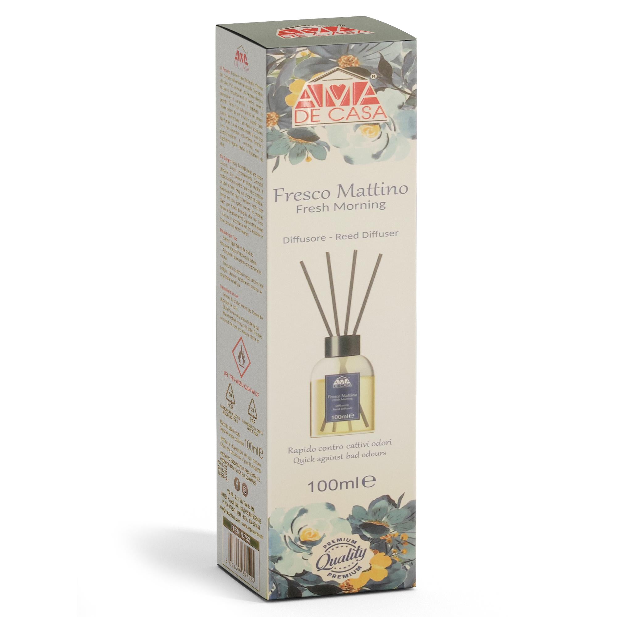 Ama de Casa Diffusore Ambiente 100ml - Fresco Mattino