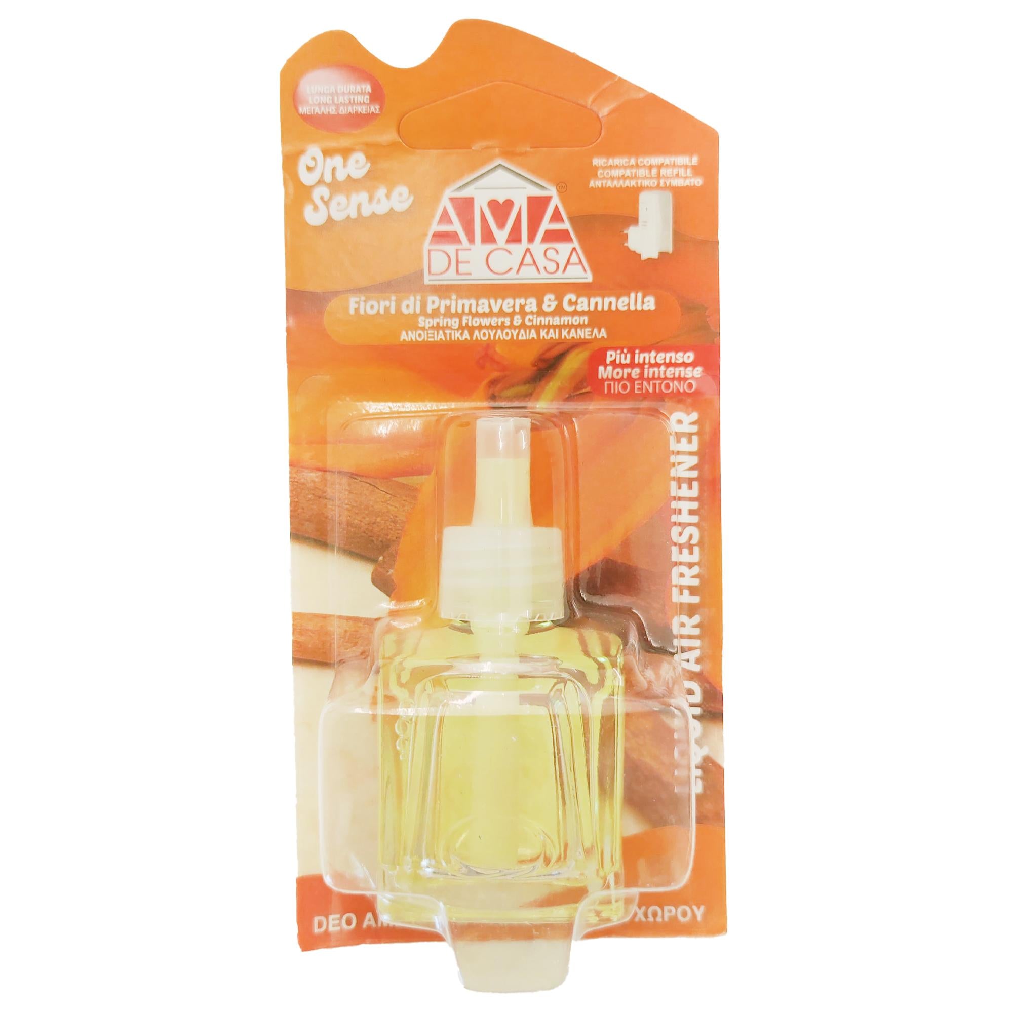Ama de Casa Deodorante Ambiente One Sensi - Fiori di Primavera e Cannella
