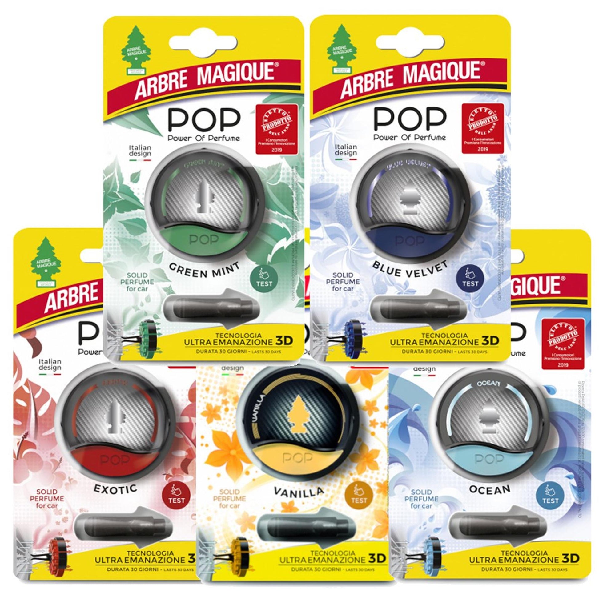 Arbre Magique POP Deodorante Auto - Fragranze Miste