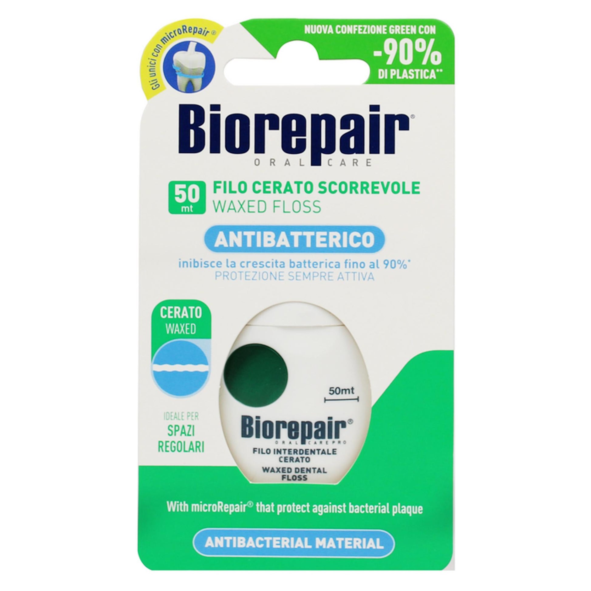 Biorepair Filo Interdentale Cerato - 50mt
