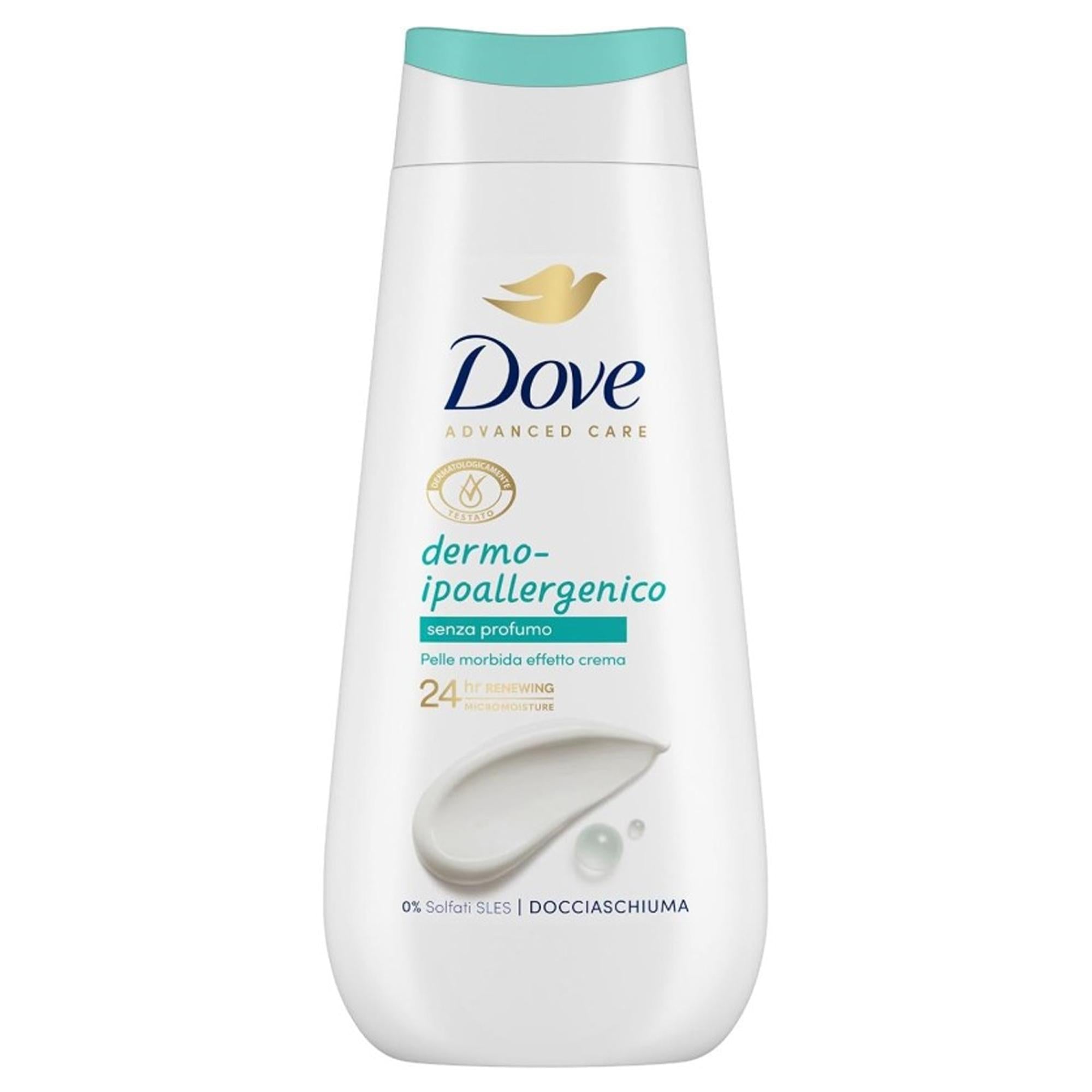 Dove Docciaschiuma Corpo 225ml - Dermo Ipoallergenico