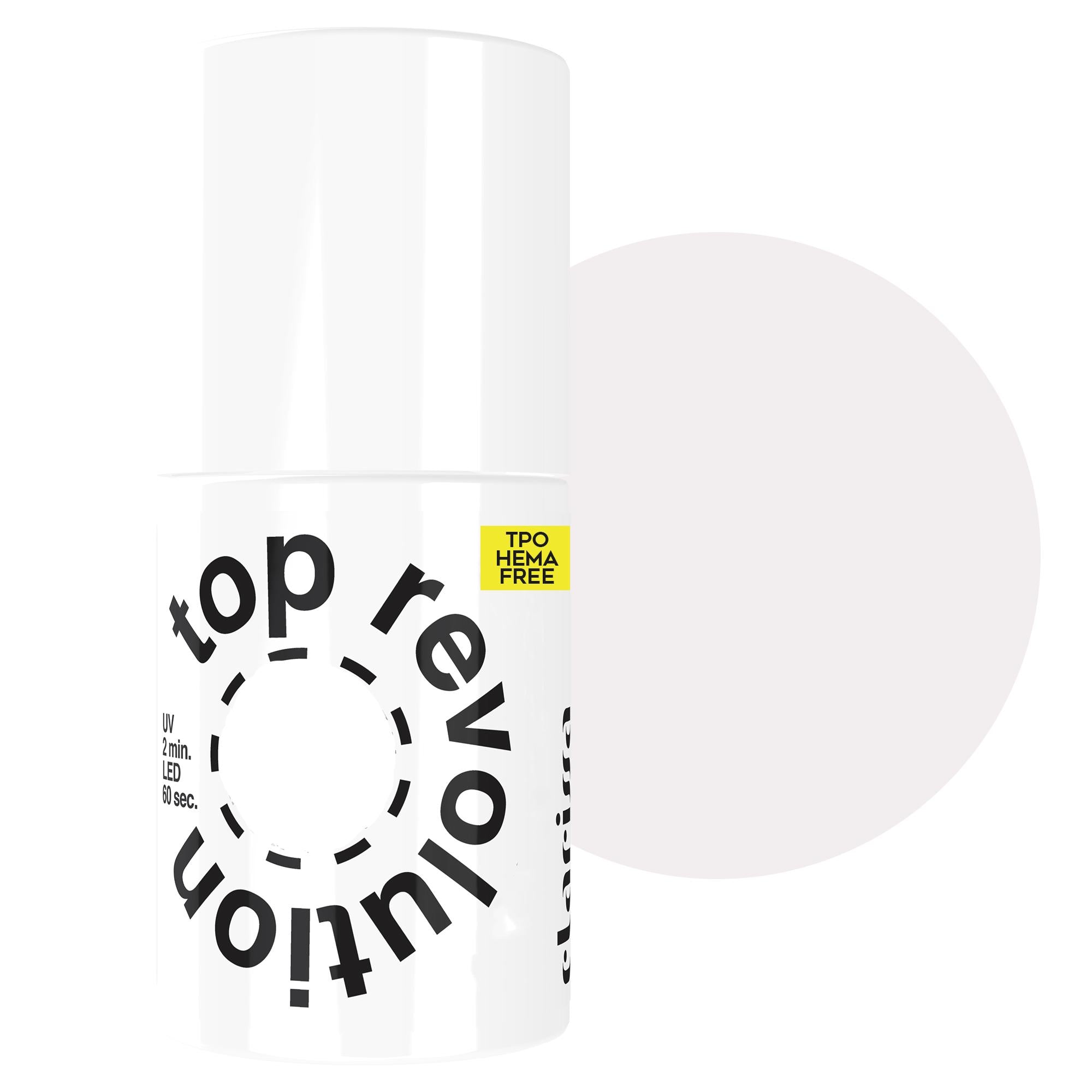 Clarissa Top Revolution TPO HEMA FREE UV/LED 7ml - Milky White