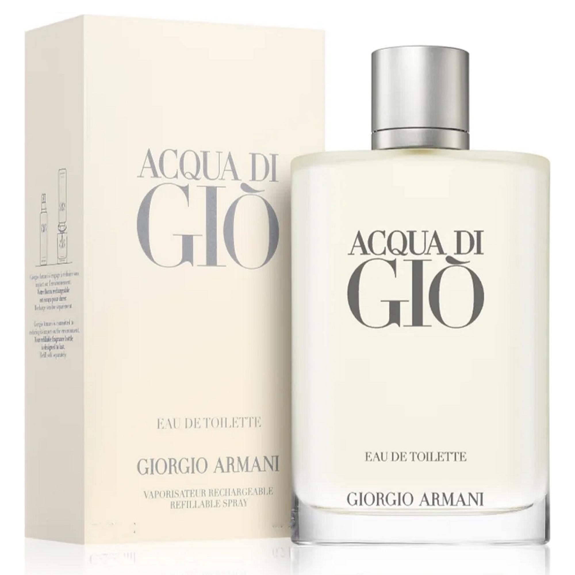 Armani Acqua di Giò Homme Profumo EDT Uomo Ricaricabile - 100ml