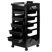 Hair System Carrello 8-5 per Parrucchiere - Nero