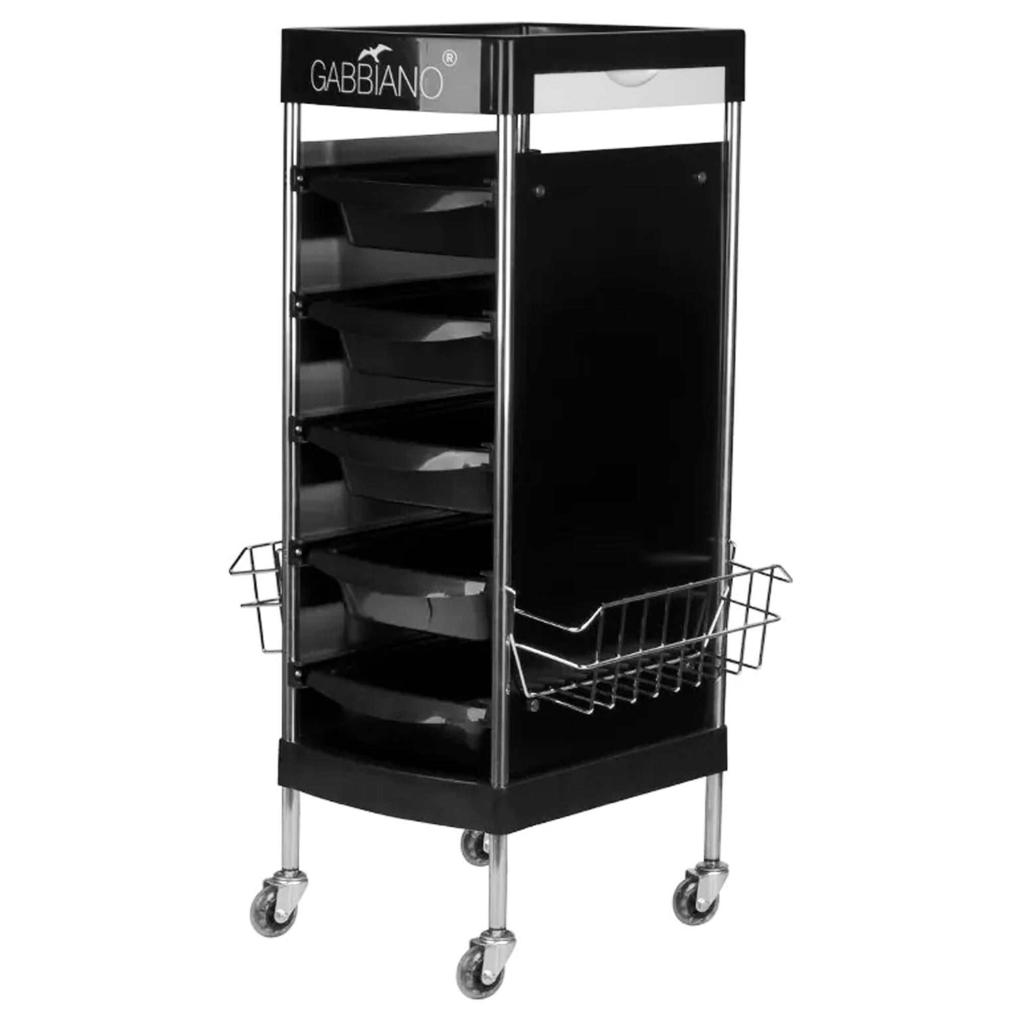Gabbiano Carrello FX11-E per Parrucchiere - Nero