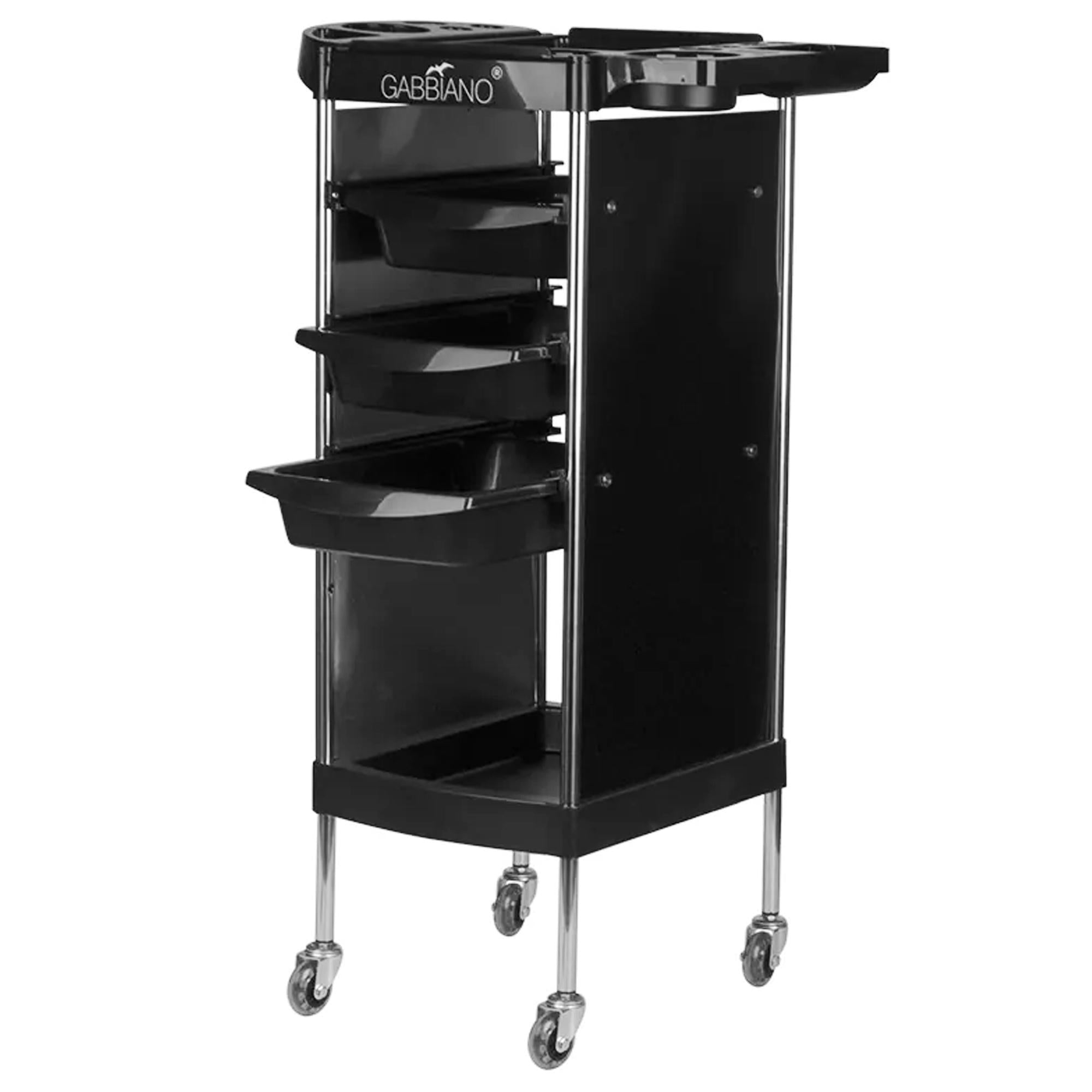 Gabbiano Carrello FX11-A per Parrucchiere - Nero