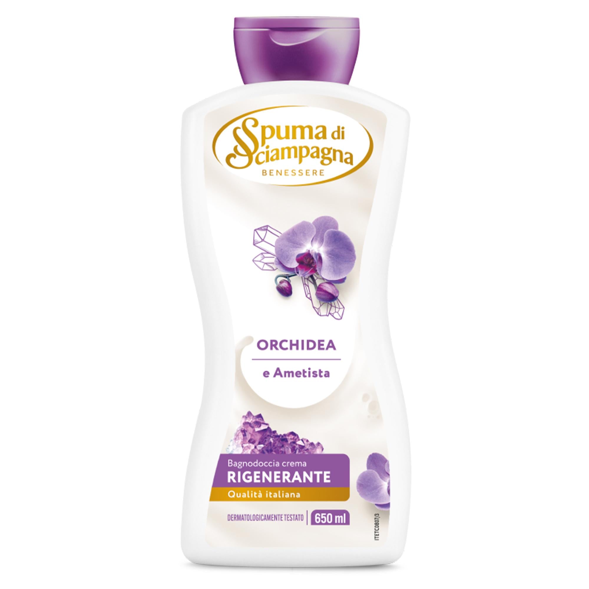 Spuma di Sciampagna Bagnodoccia Crema 650ml - Ametista e Orchidea