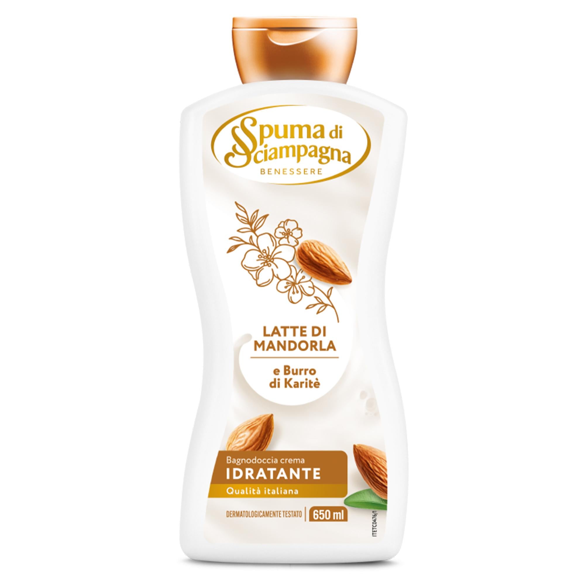 Spuma di Sciampagna Bagnodoccia Crema 650ml - Mandorla e Karitè