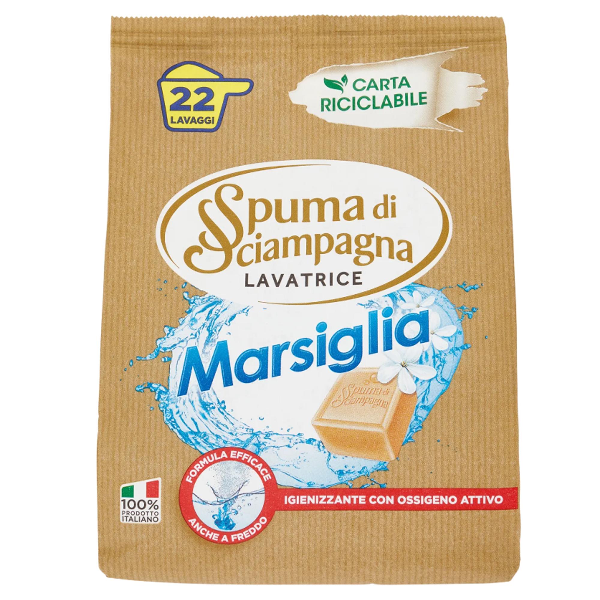 Spuma di Sciampagna Detersivo in Polvere 990gr - Marsiglia