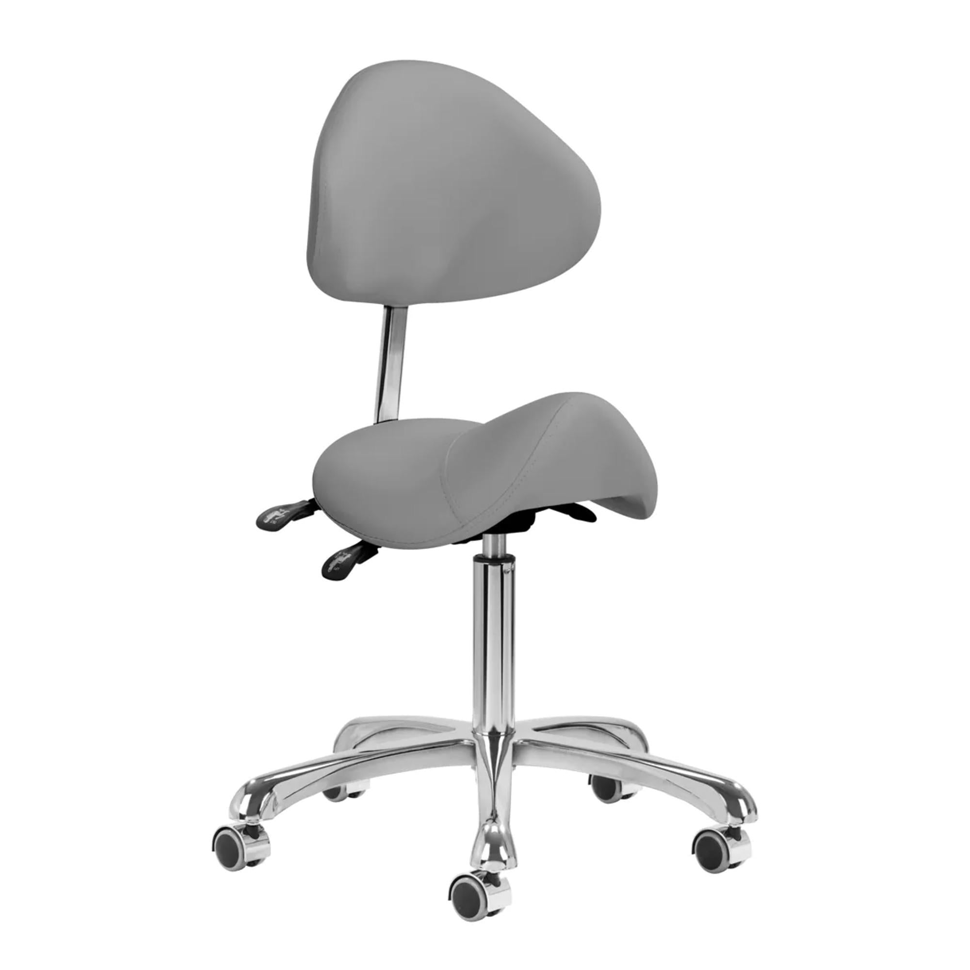 Giovanni Sgabello 1004 con Rotelle - Grigio