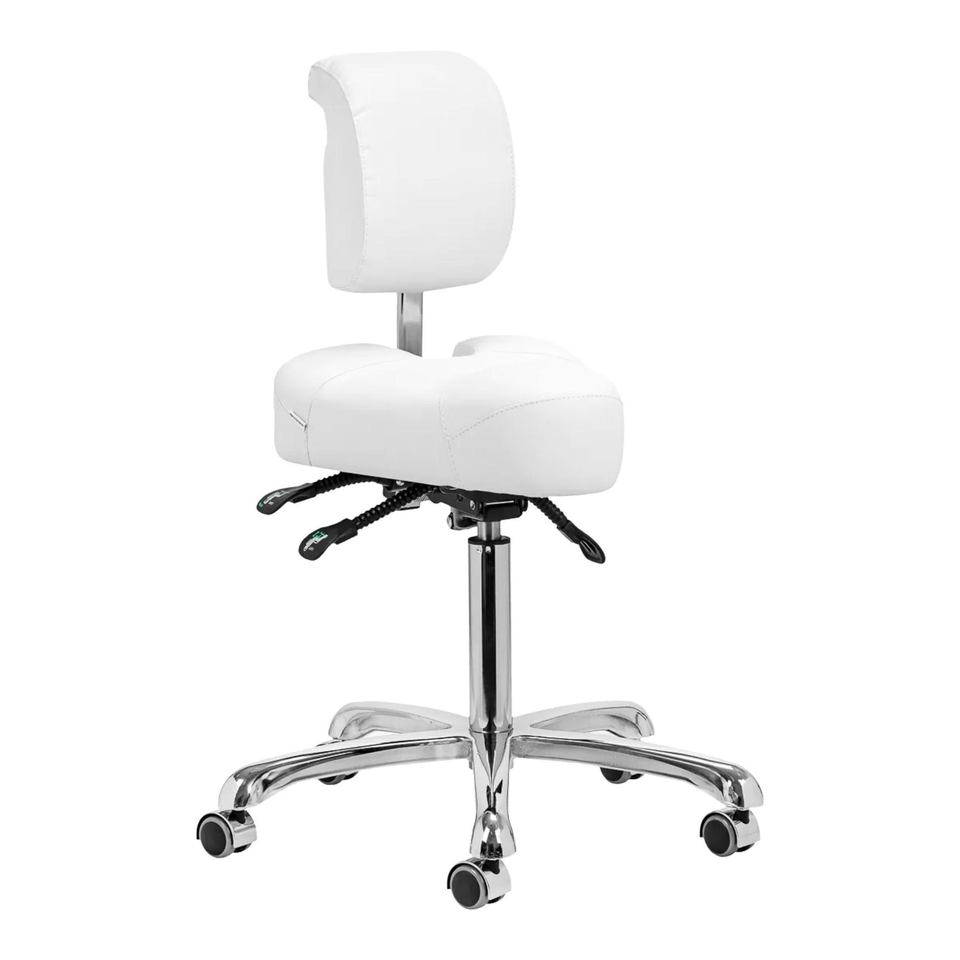 Giovanni Sgabello 1005 Podologico con Rotelle - Bianco