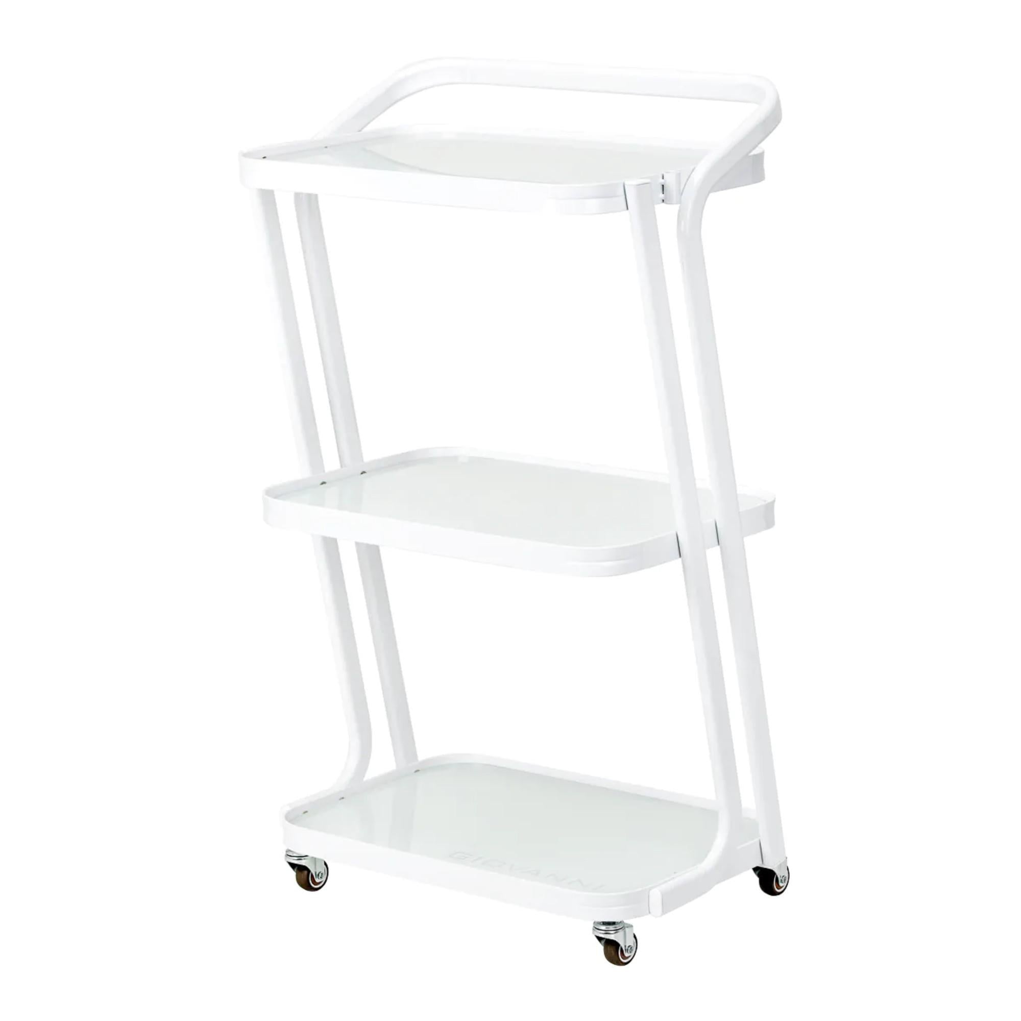 Giovanni Carrello Porta Attrezzi H6701 con Rotelle - Bianco
