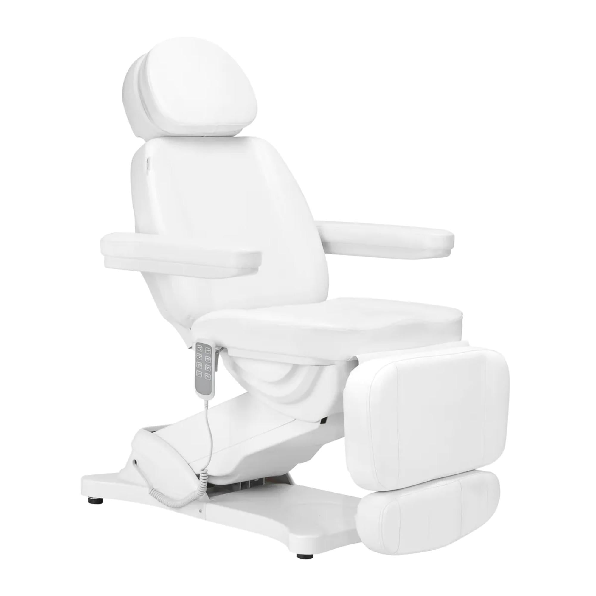 Sillon Poltrona Lettino Elettrica Classic 4 Motori - Bianco